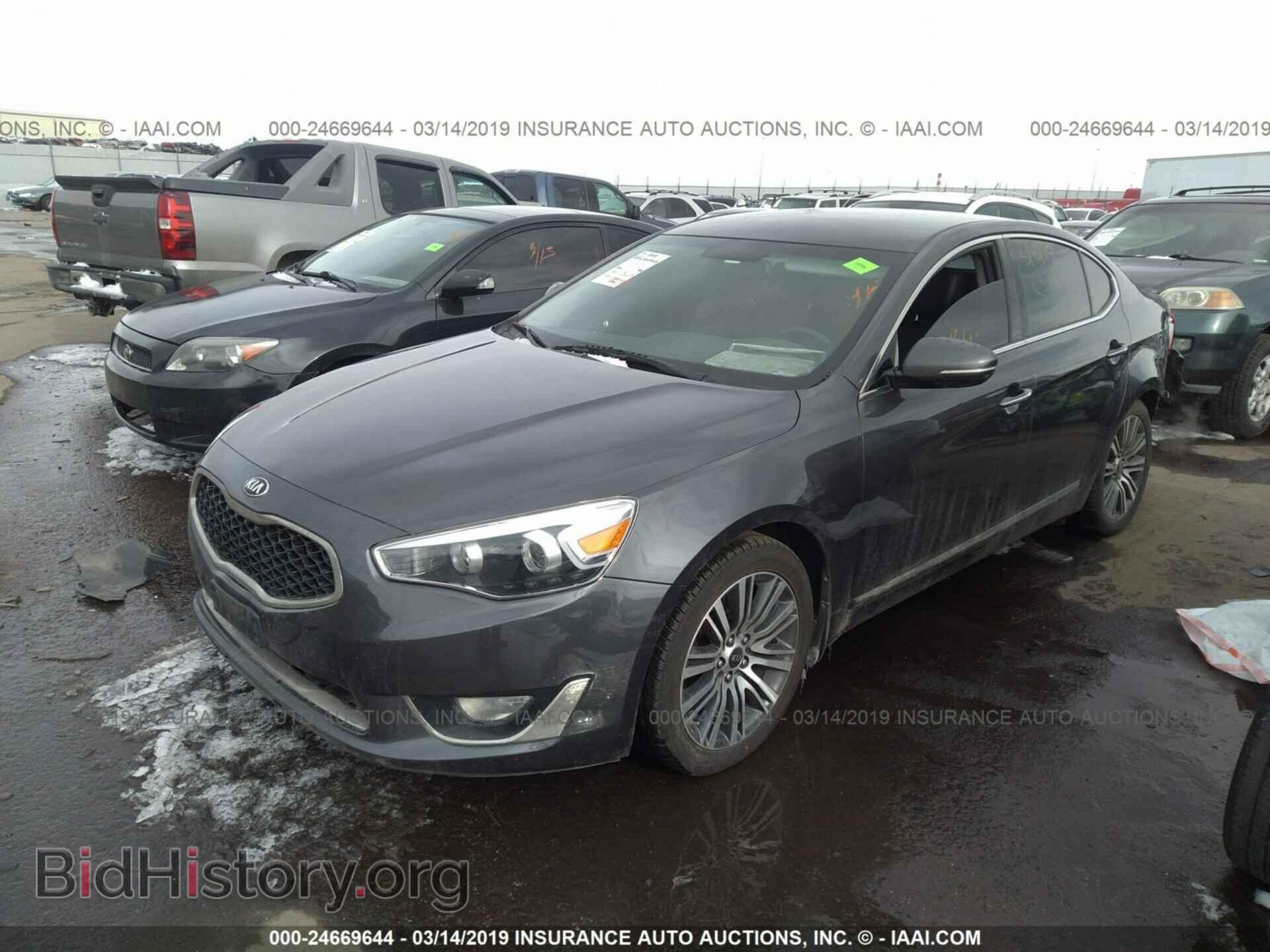 2014 KIA CADENZA - VIN: KNALN4D76E5125556 - Фото 2