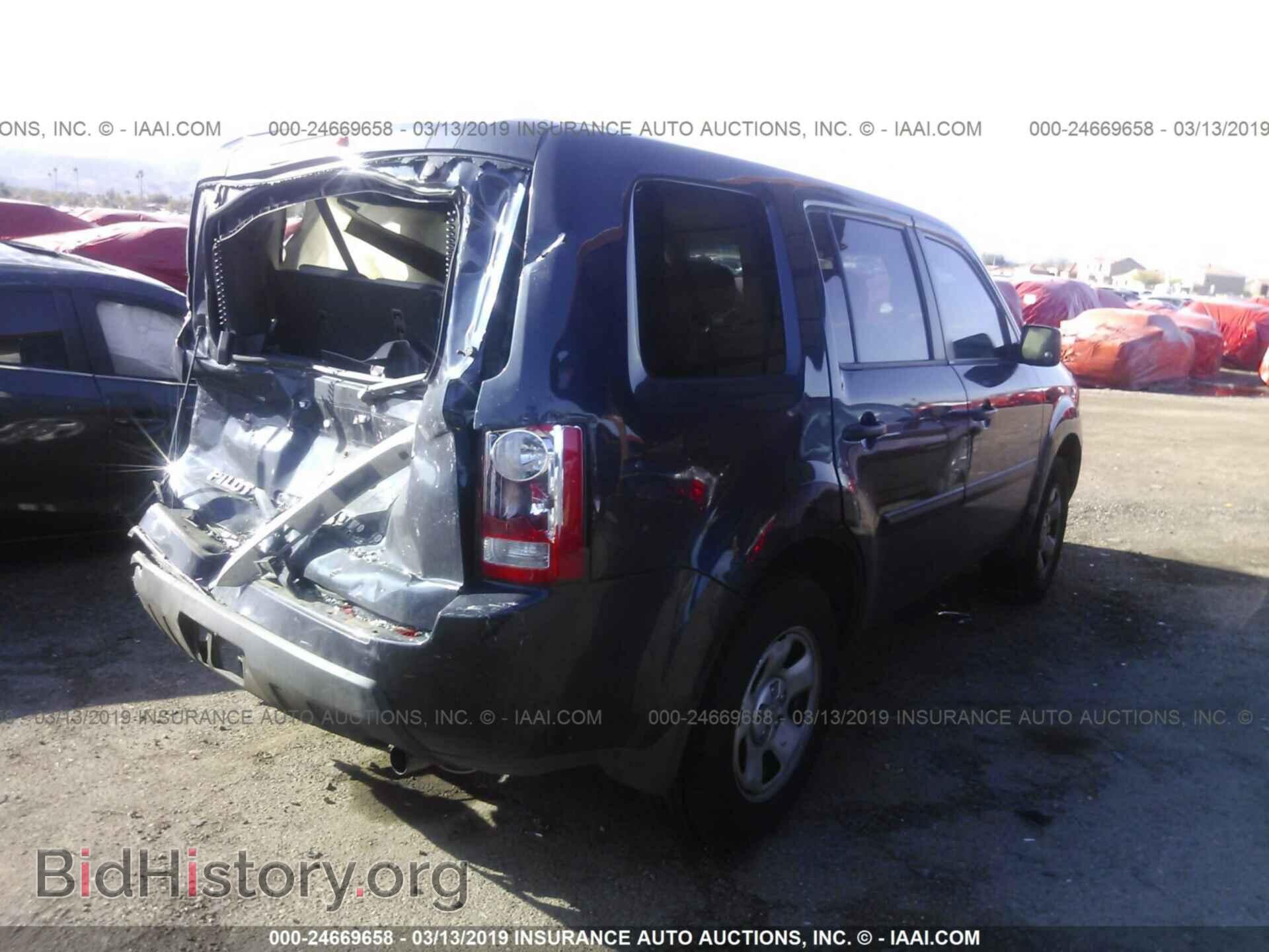 2009 HONDA PILOT - VIN: 5FNYF38269B026867 - Фото 4