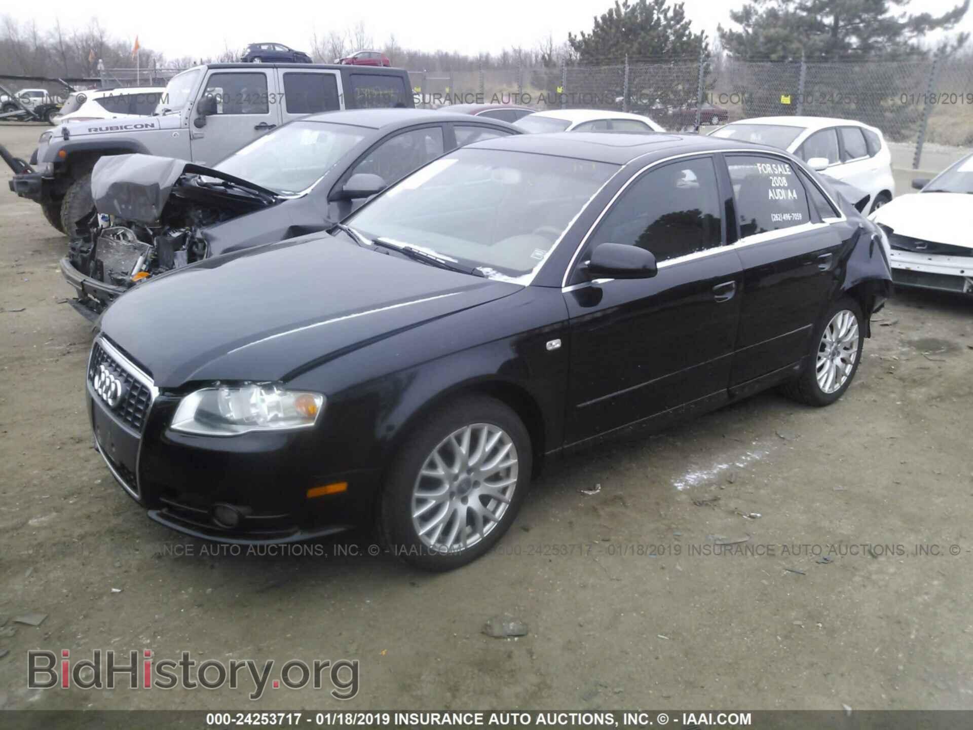 2008 AUDI A4 - VIN: WAUDF78E68A146155 - Фото 2