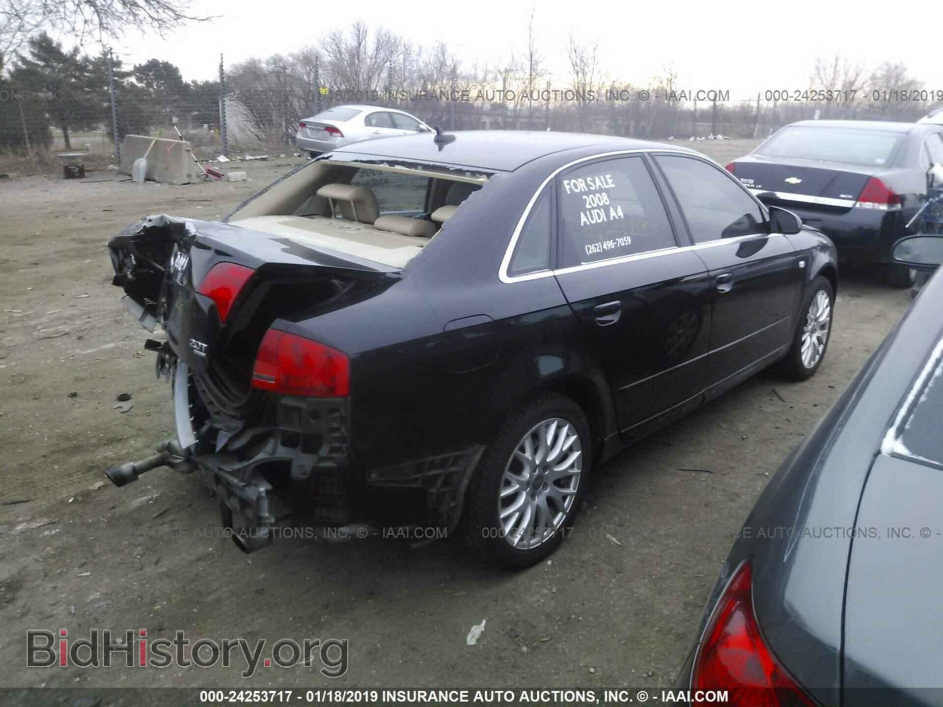 2008 AUDI A4 - VIN: WAUDF78E68A146155 - Фото 4
