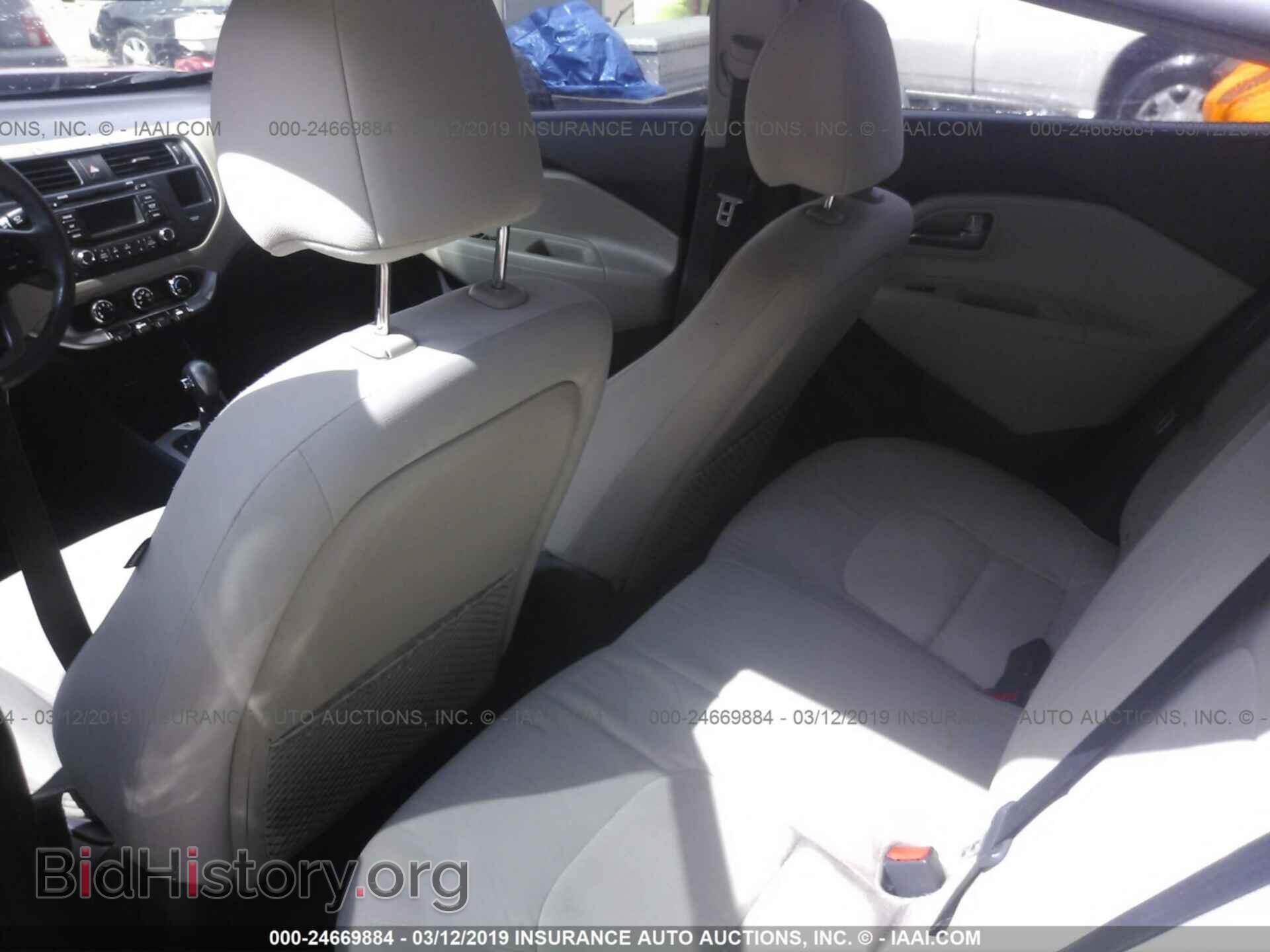 2013 KIA RIO - VIN: KNADM4A35D6267124 - Фото 8