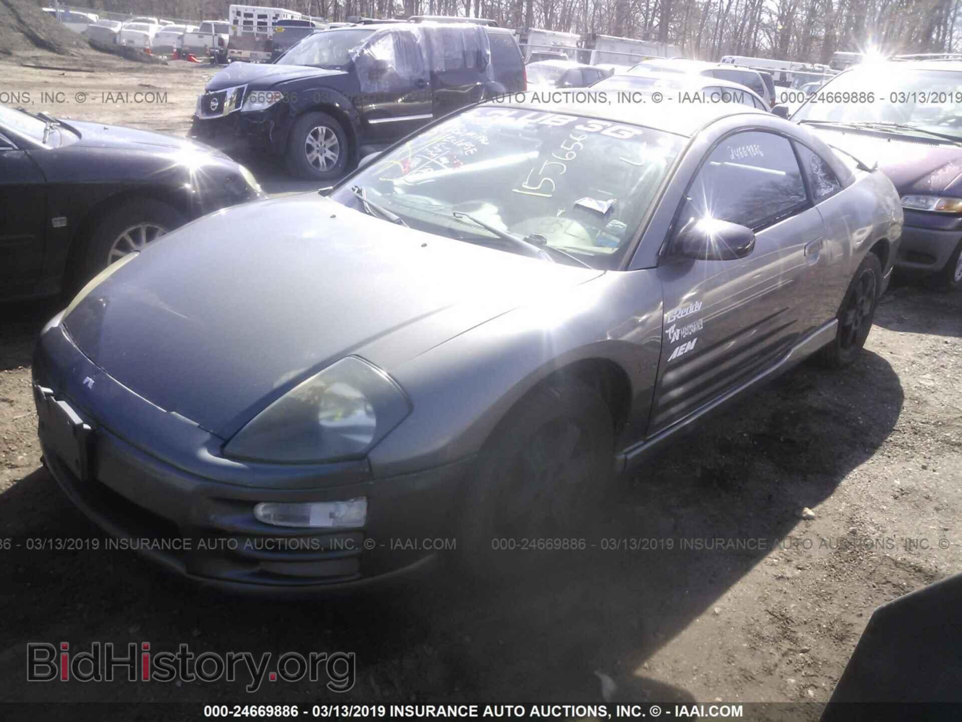 2002 MITSUBISHI ECLIPSE - VIN: 4A3AC84H12E086397 - Фото 2