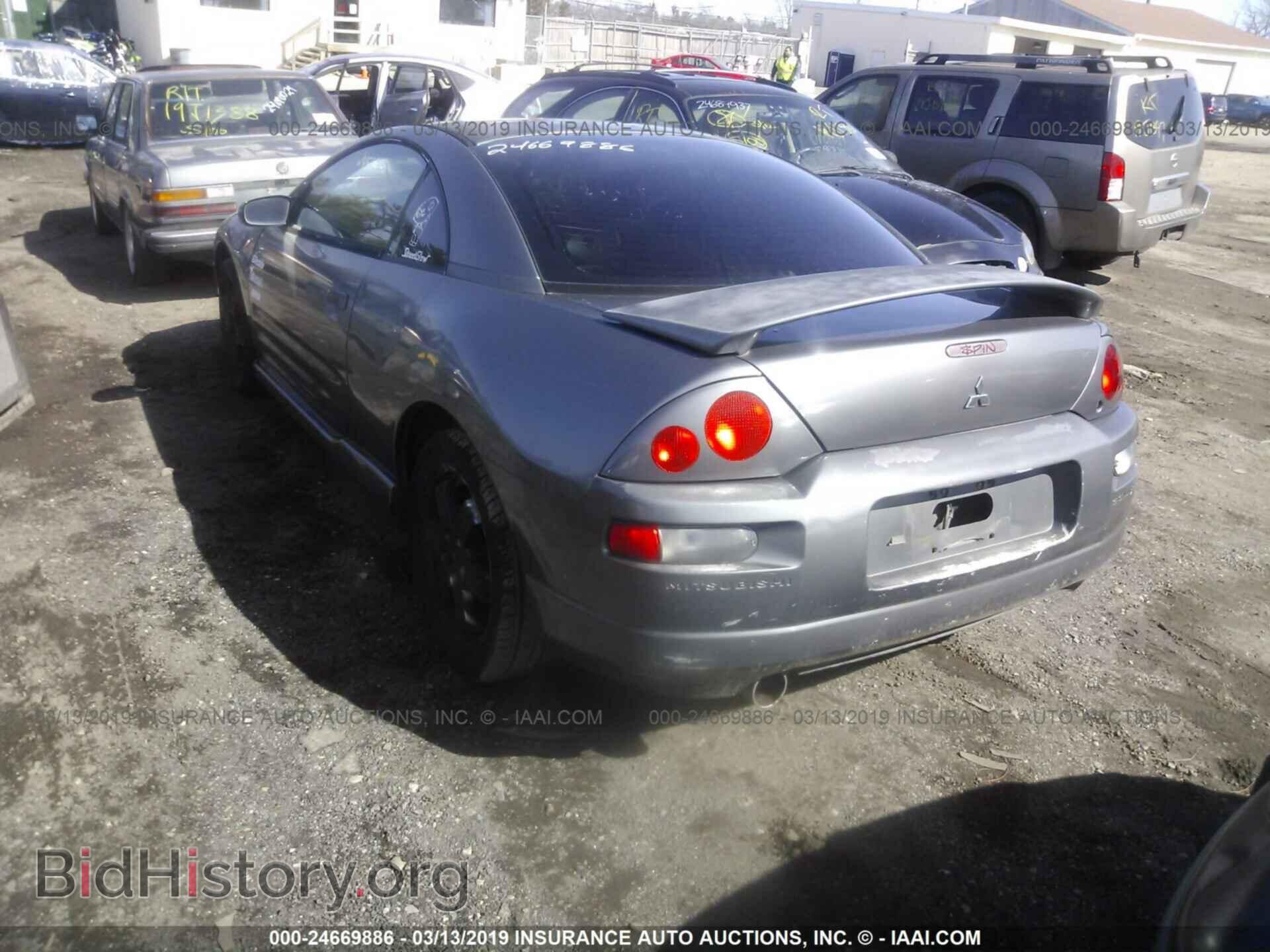 2002 MITSUBISHI ECLIPSE - VIN: 4A3AC84H12E086397 - Фото 3