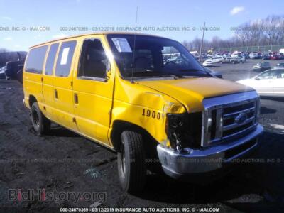 2014 Ford ECONOLINE E250 Van, yellow — VIN 1FTNE2EL2EDA10339, IAAI