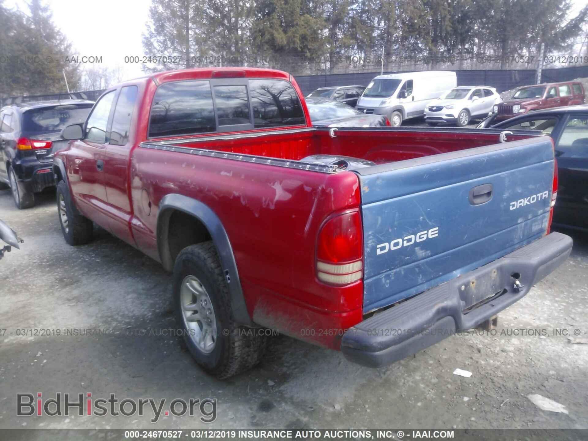 2002 DODGE DAKOTA - VIN: 1B7GG12X02S604679 - Фото 3