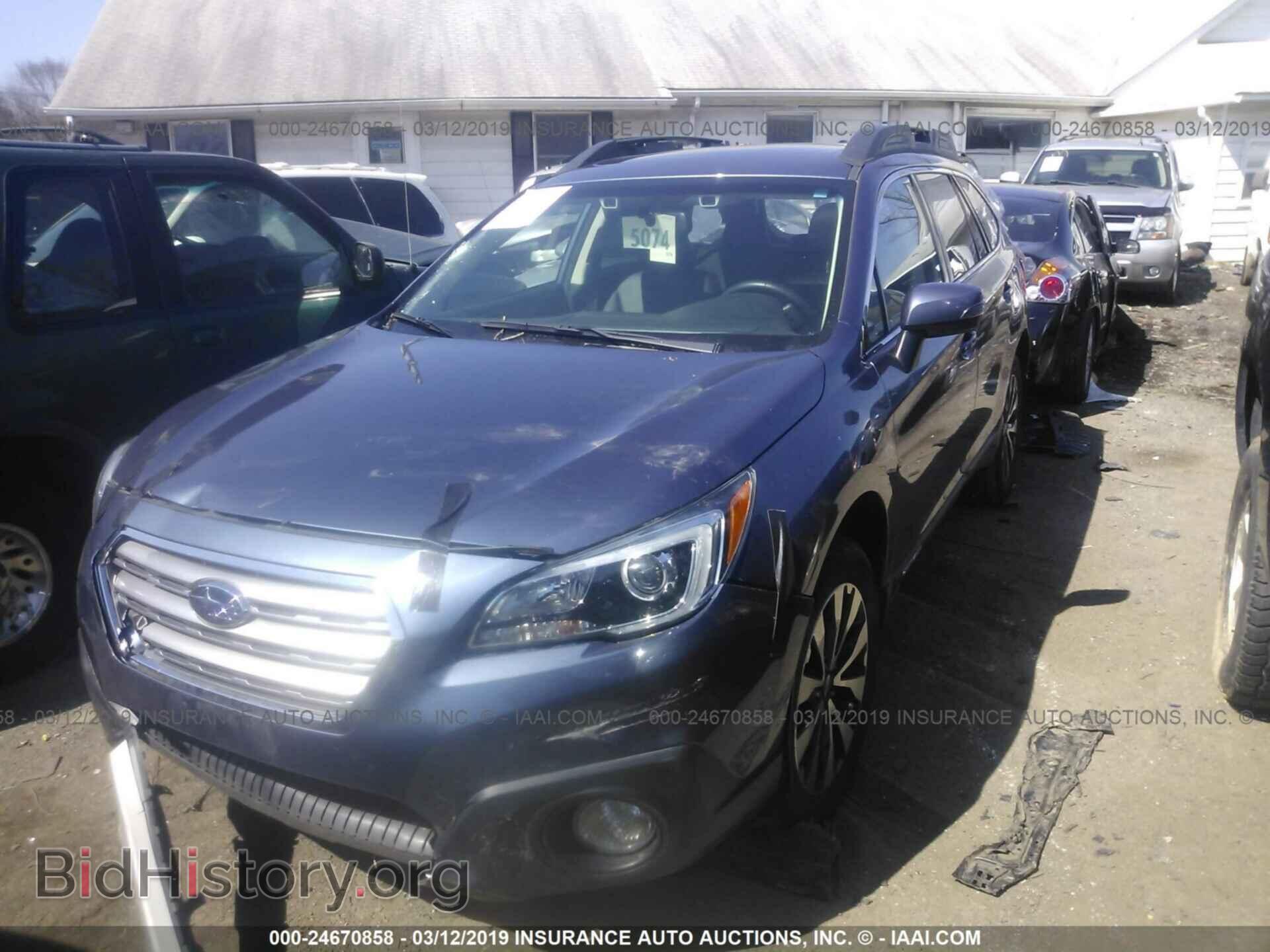 2016 SUBARU OUTBACK - VIN: 4S4BSANC7G3356512 - Фото 2