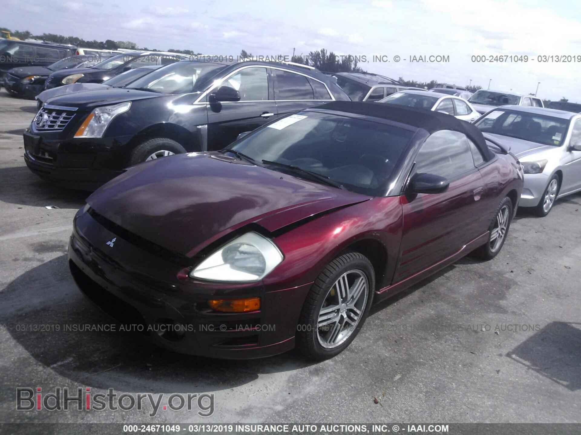 2004 MITSUBISHI ECLIPSE - VIN: 4A3AE55H94E070359 - Фото 2