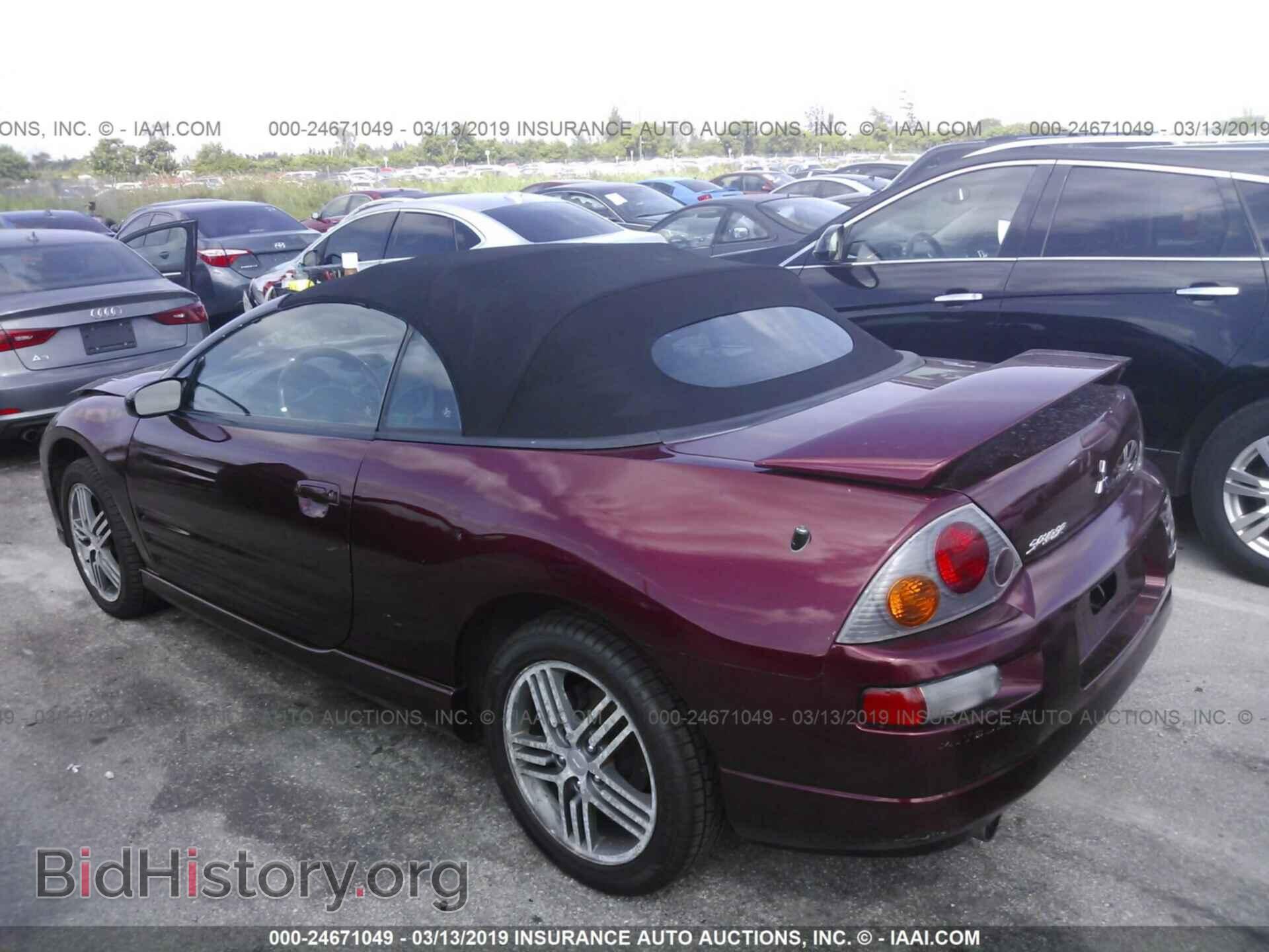 2004 MITSUBISHI ECLIPSE - VIN: 4A3AE55H94E070359 - Фото 3