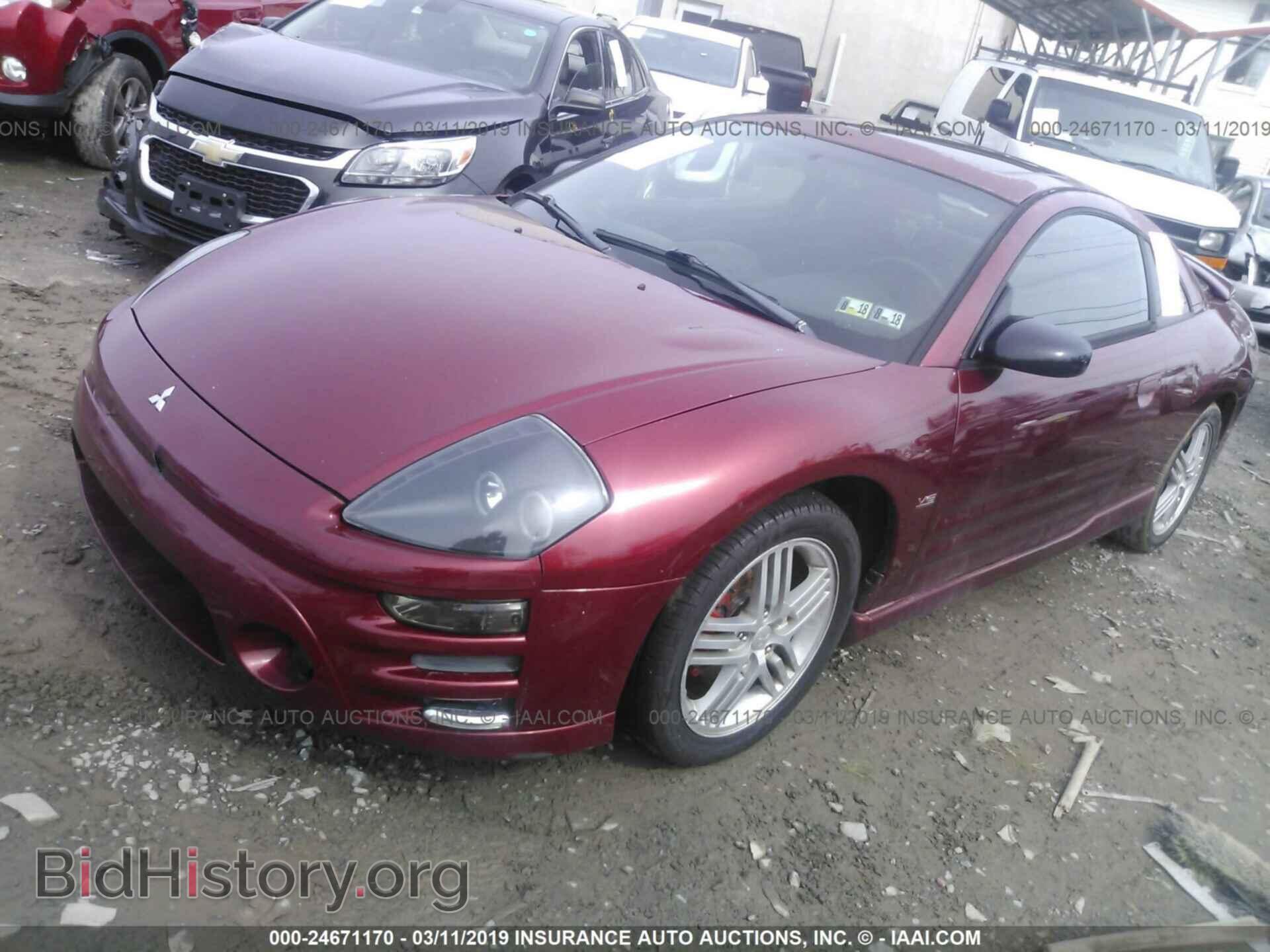 2003 MITSUBISHI ECLIPSE - VIN: 4A3AC84H03E015760 - Photo 2