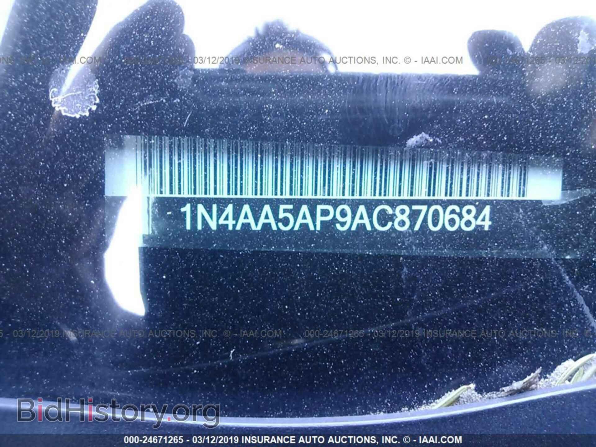 2010 NISSAN MAXIMA - VIN: 1N4AA5AP9AC870684 - Фото 9