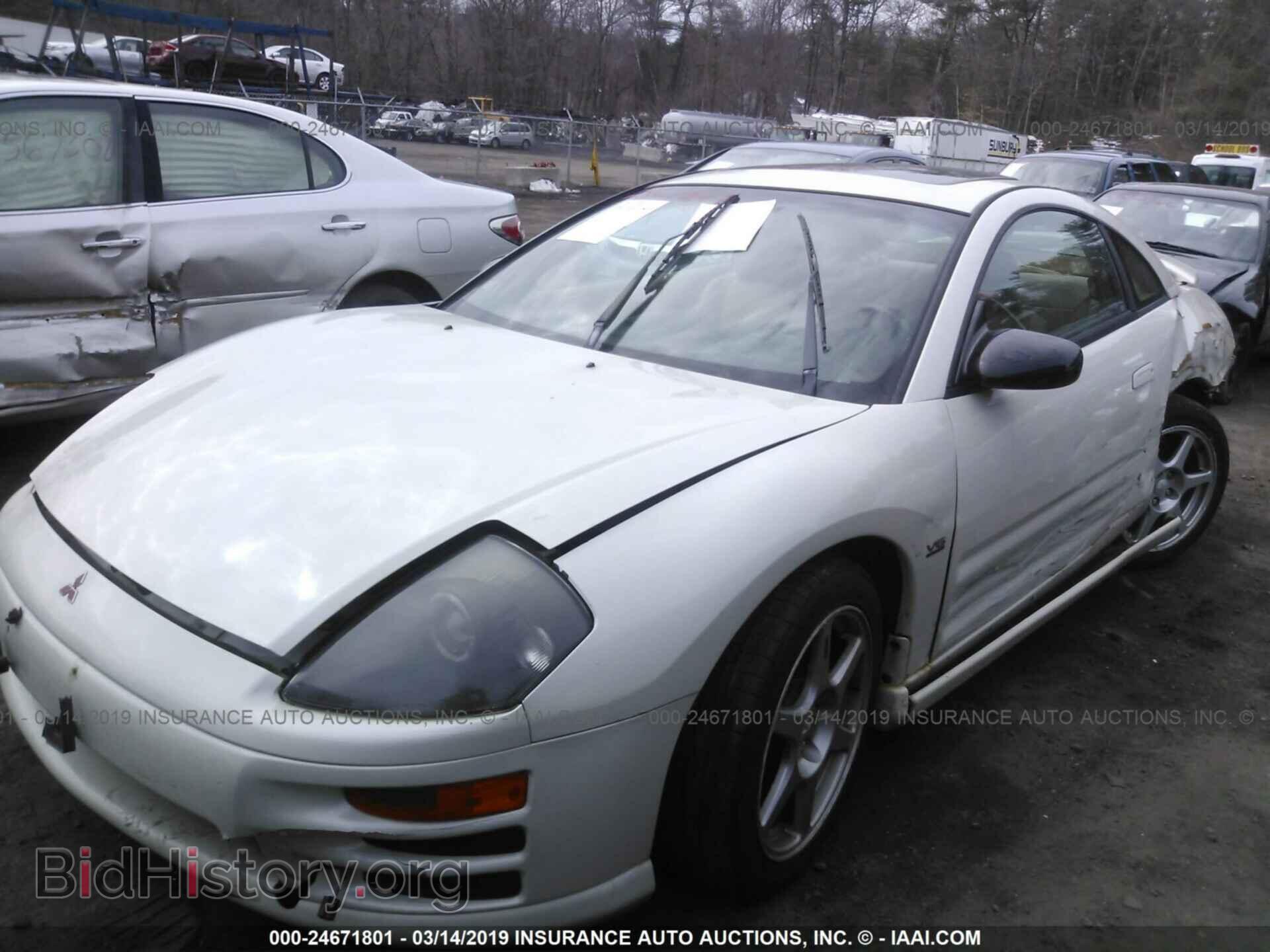 2001 MITSUBISHI ECLIPSE - VIN: 4A3AC54H21E089399 - Photo 2