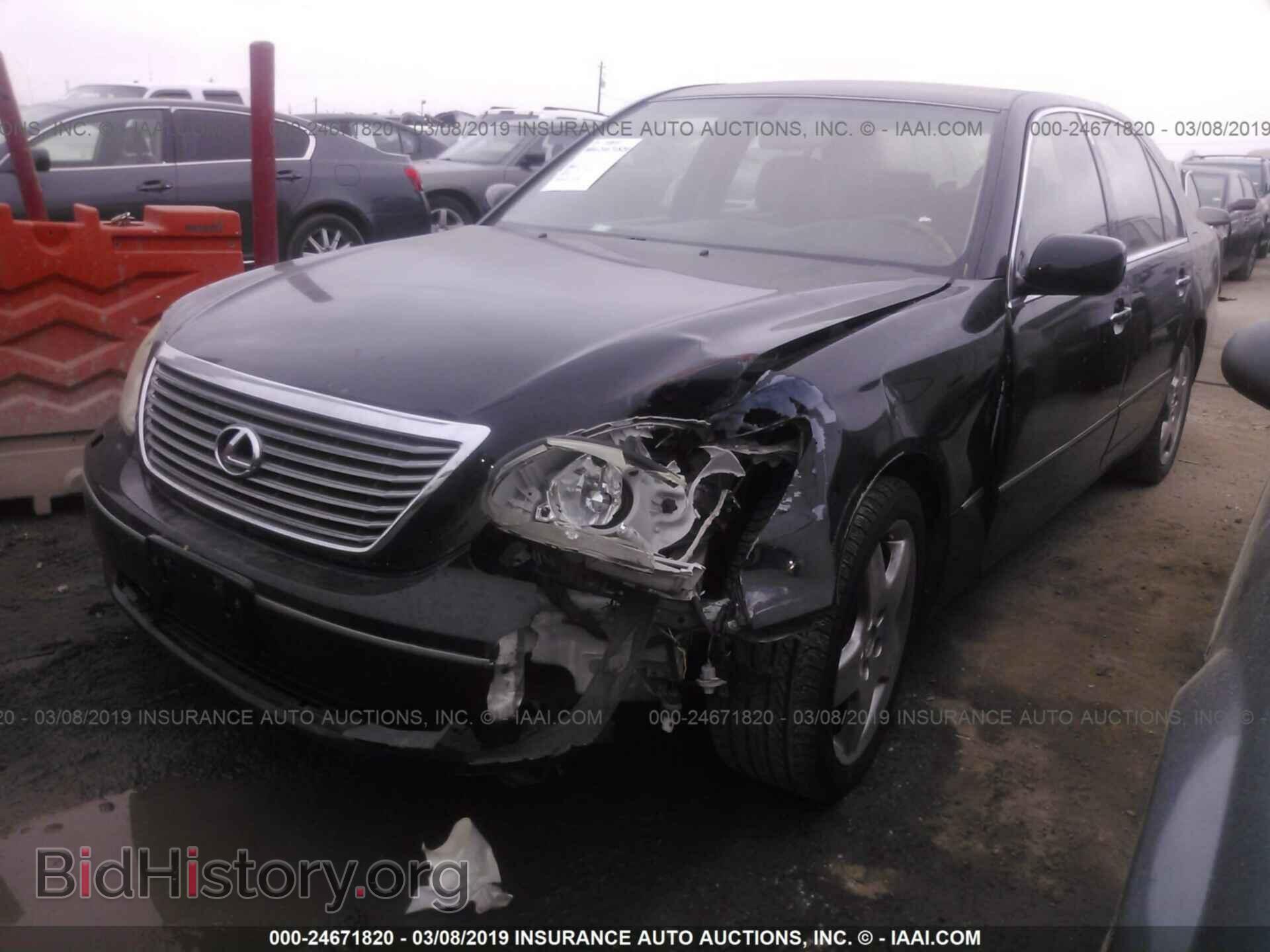 2005 LEXUS LS - VIN: JTHBN36F955011126 - Фото 2