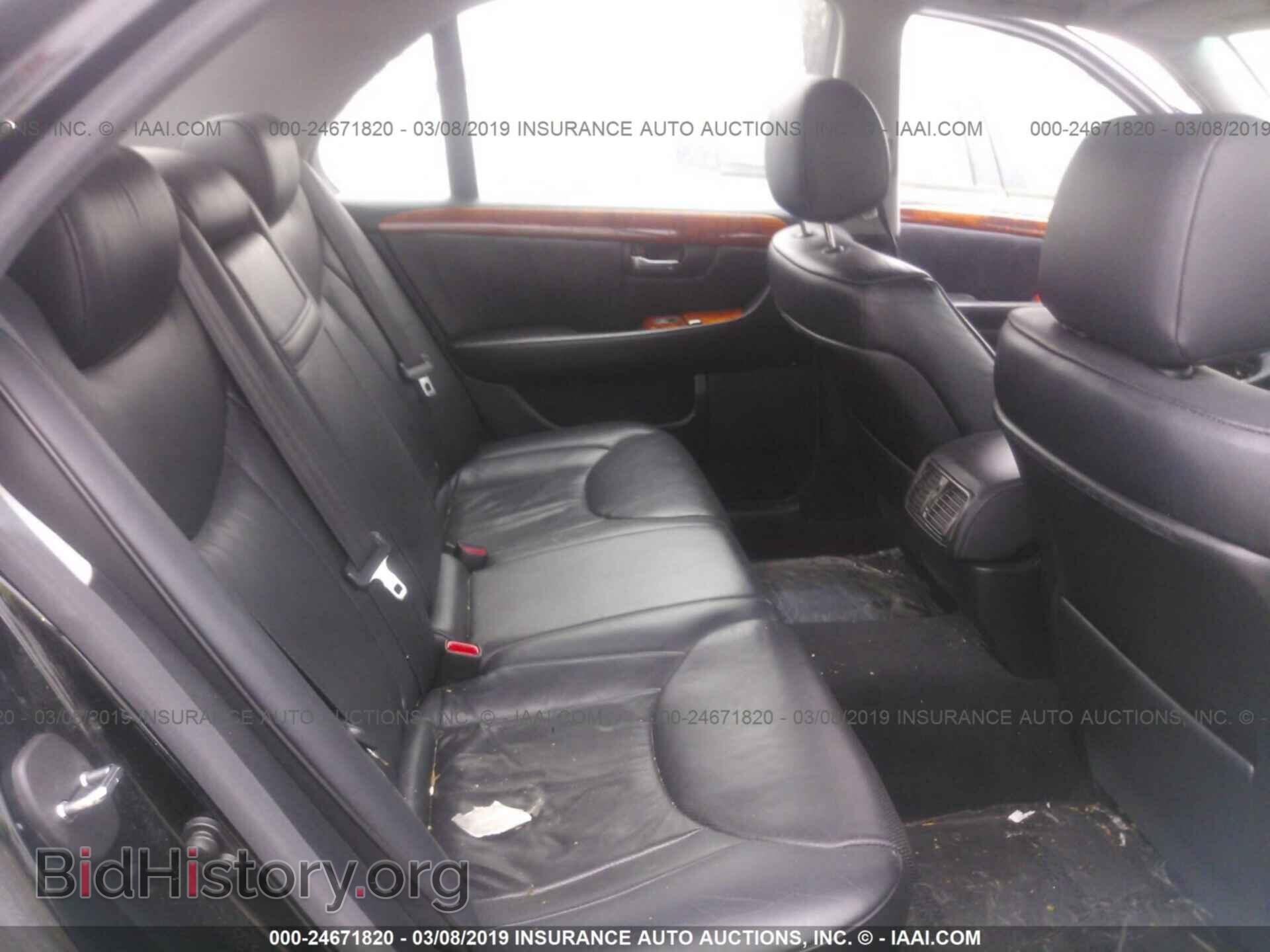 2005 LEXUS LS - VIN: JTHBN36F955011126 - Фото 8