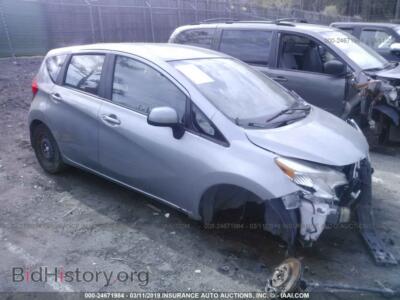 2014 Nissan VERSA NOTE, серебристый — VIN 3N1CE2CP0EL394843, IAAI