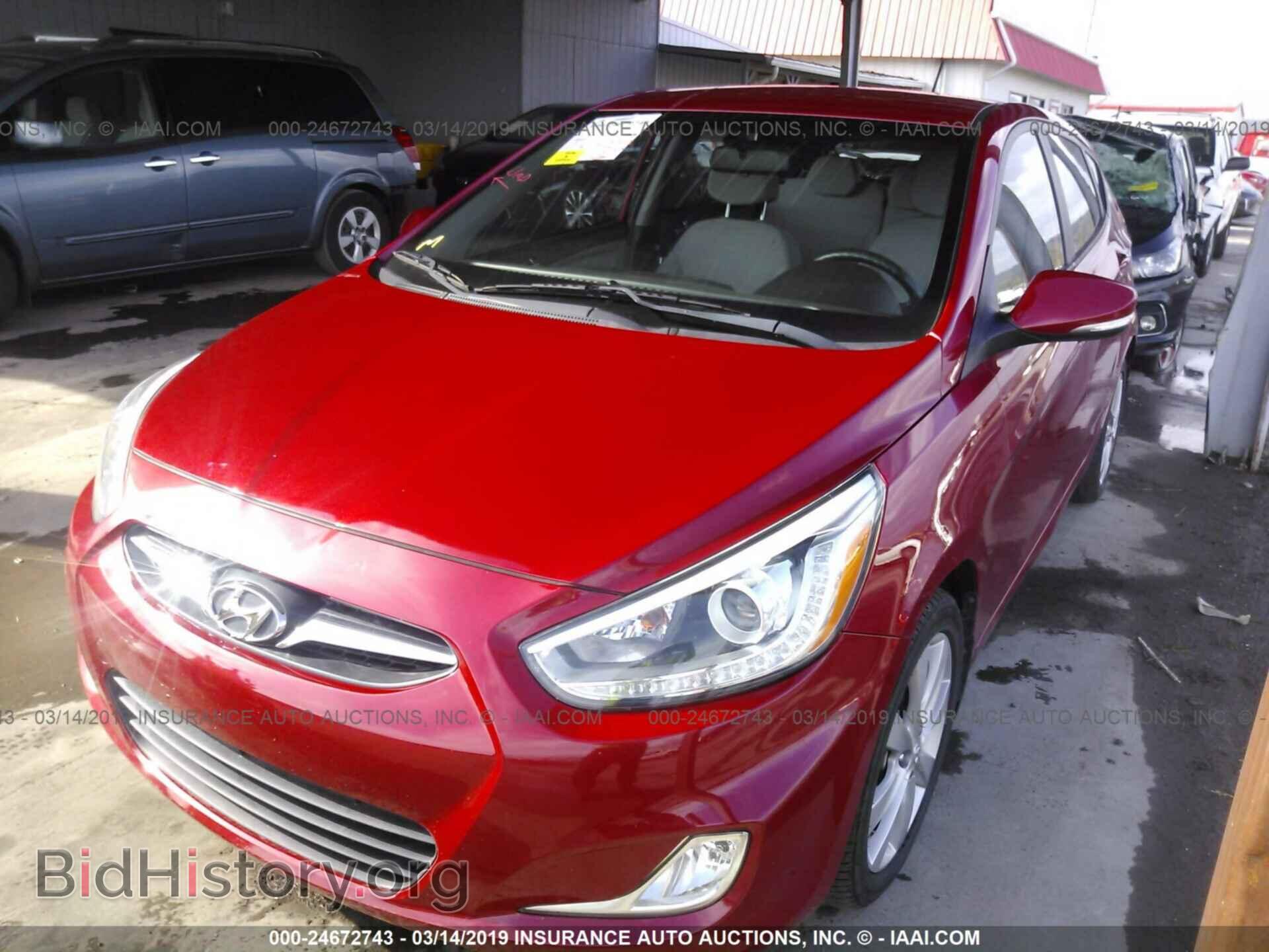 2014 HYUNDAI ACCENT - VIN: KMHCU5AE8EU168151 - Фото 2