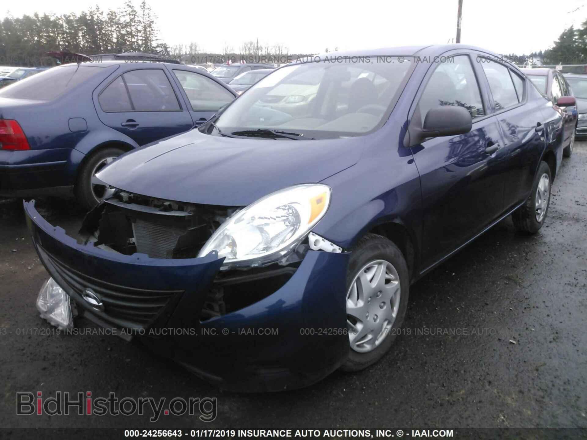 2014 NISSAN VERSA - VIN: 3N1CN7AP1EL853328 - Фото 2
