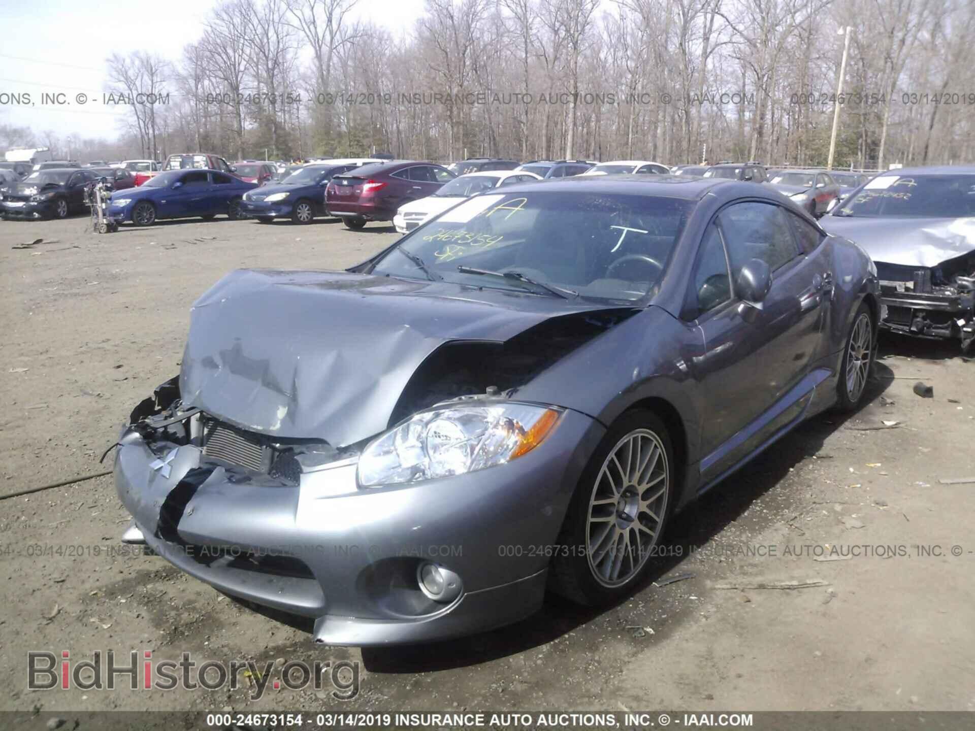 2006 MITSUBISHI ECLIPSE - VIN: 4A3AK34T56E047862 - Фото 2