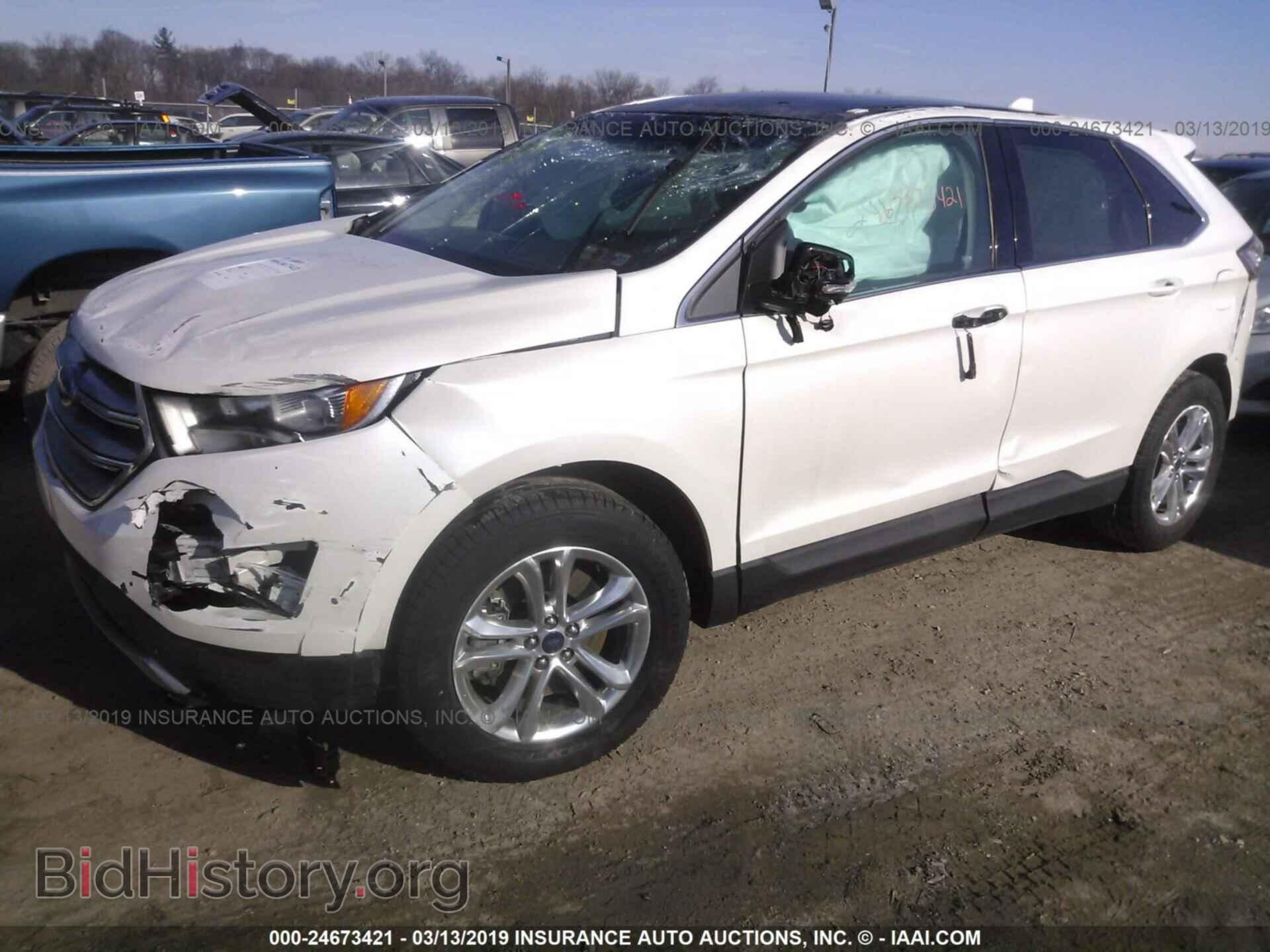 2015 FORD EDGE - VIN: 2FMTK4J93FBC05245 - Фото 2