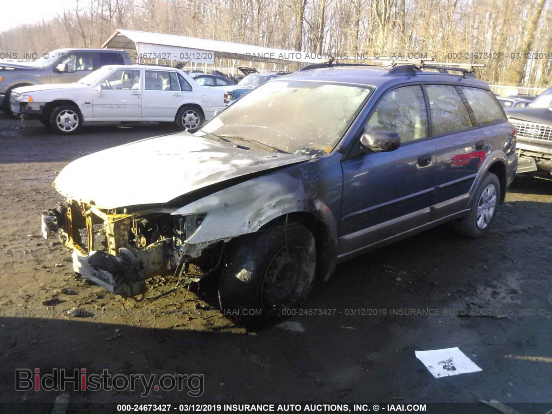 2008 SUBARU OUTBACK - VIN: 4S4BP60C687312176 - Фото 2