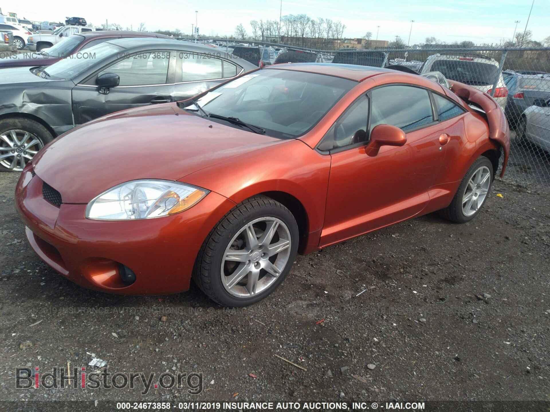 2007 MITSUBISHI ECLIPSE - VIN: 4A3AK64F87E073403 - Фото 2