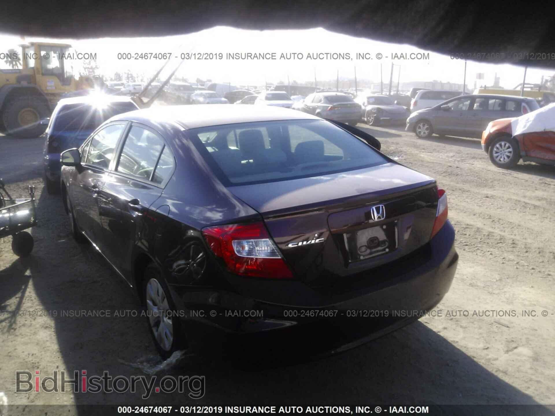 2012 HONDA CIVIC - VIN: JHMFB2F53CS002979 - Фото 3