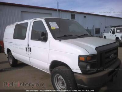 2014 Ford ECONOLINE E250 Van, white — VIN 1FTNE2EWXEDA46810, IAAI