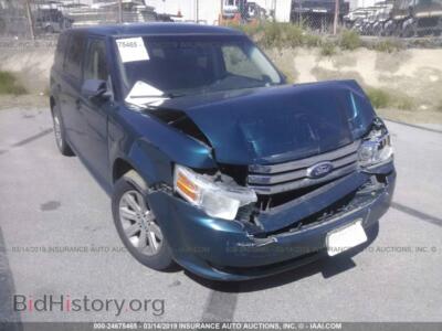 2011 Ford FLEX SE, turquoise — VIN 2FMGK5BC3BBD04918, IAAI
