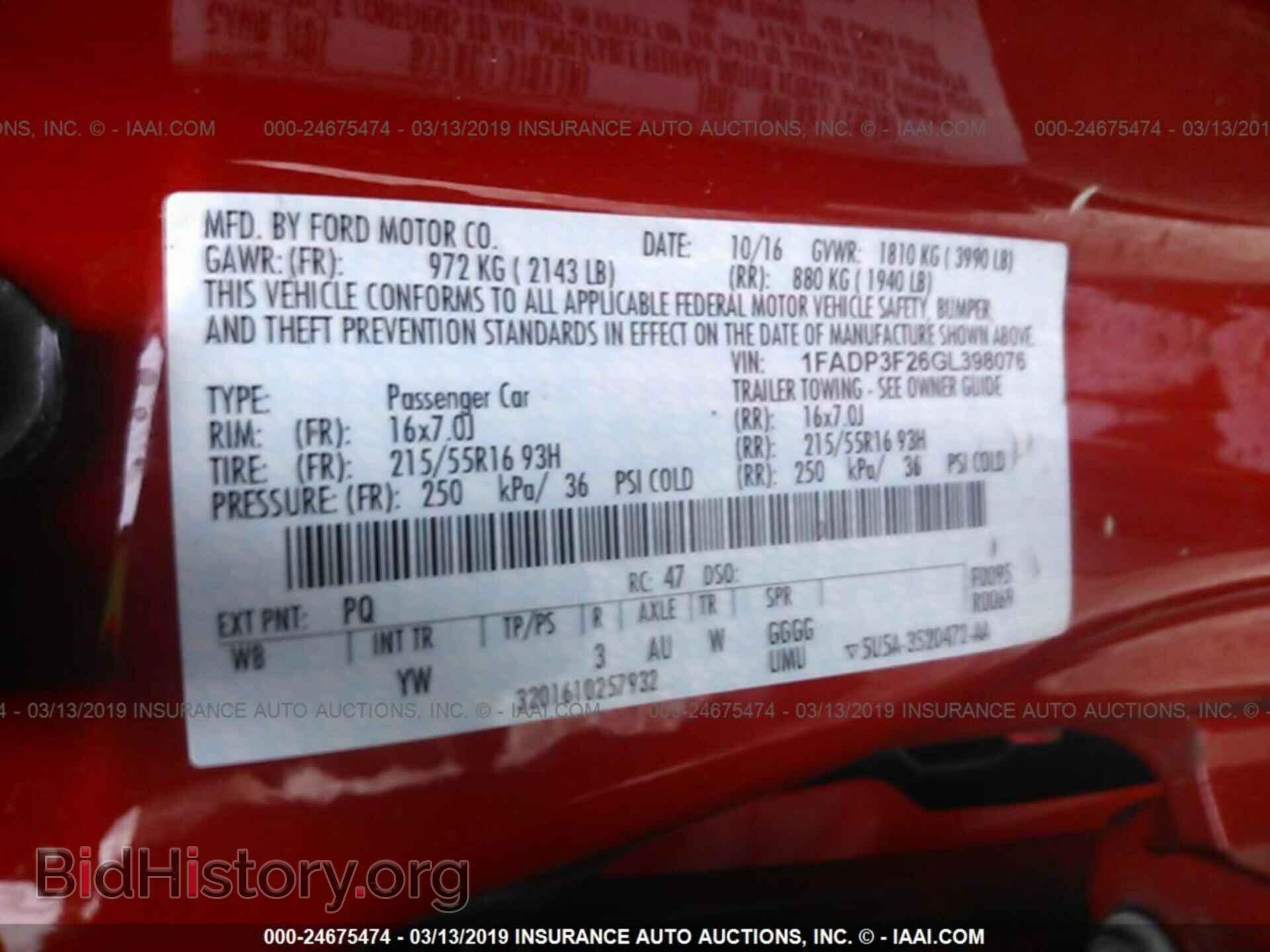 2016 FORD FOCUS - VIN: 1FADP3F26GL398076 - Photo 9