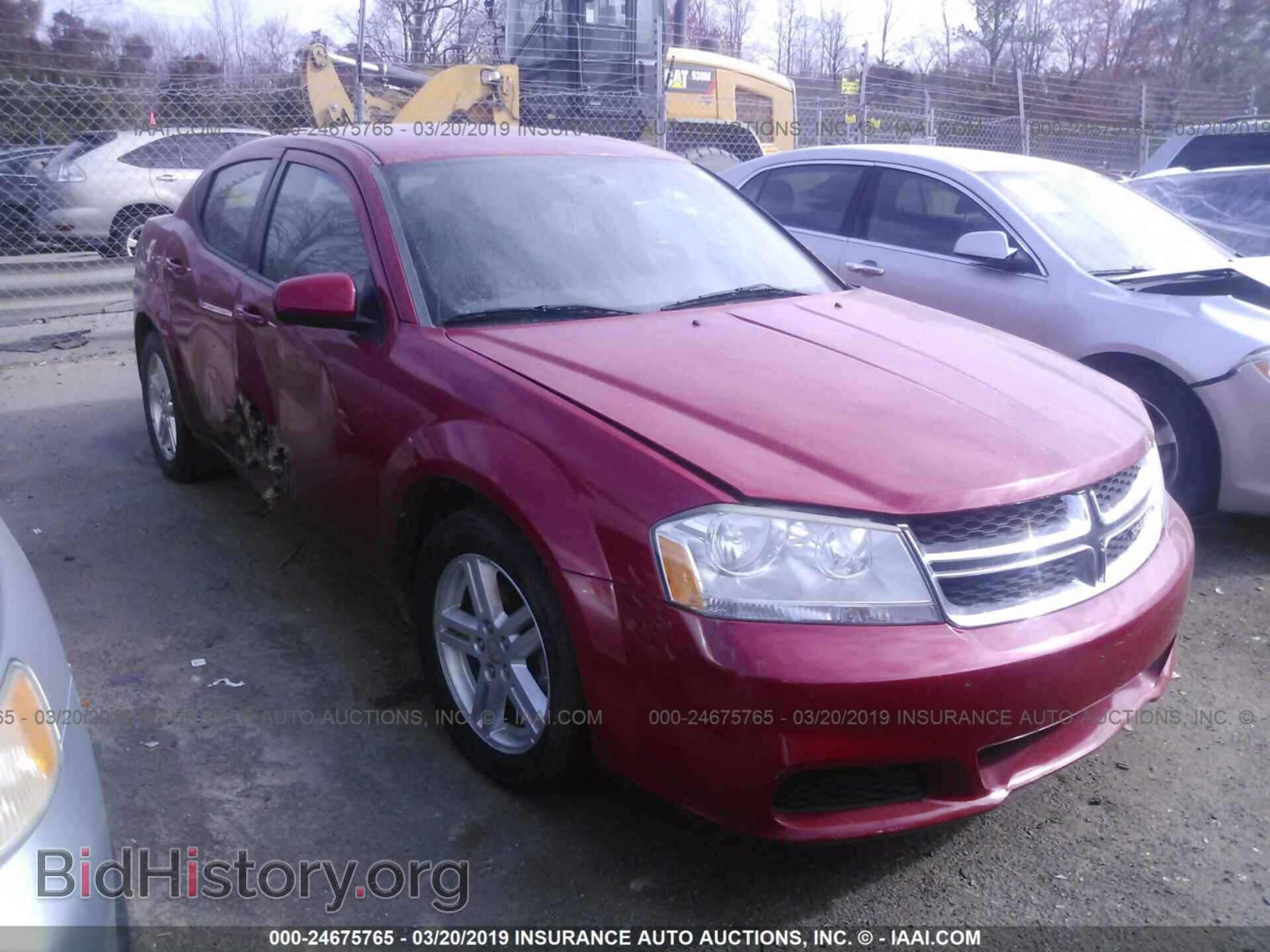 Photo 1C3CDZCB6CN196234 - DODGE AVENGER 2012