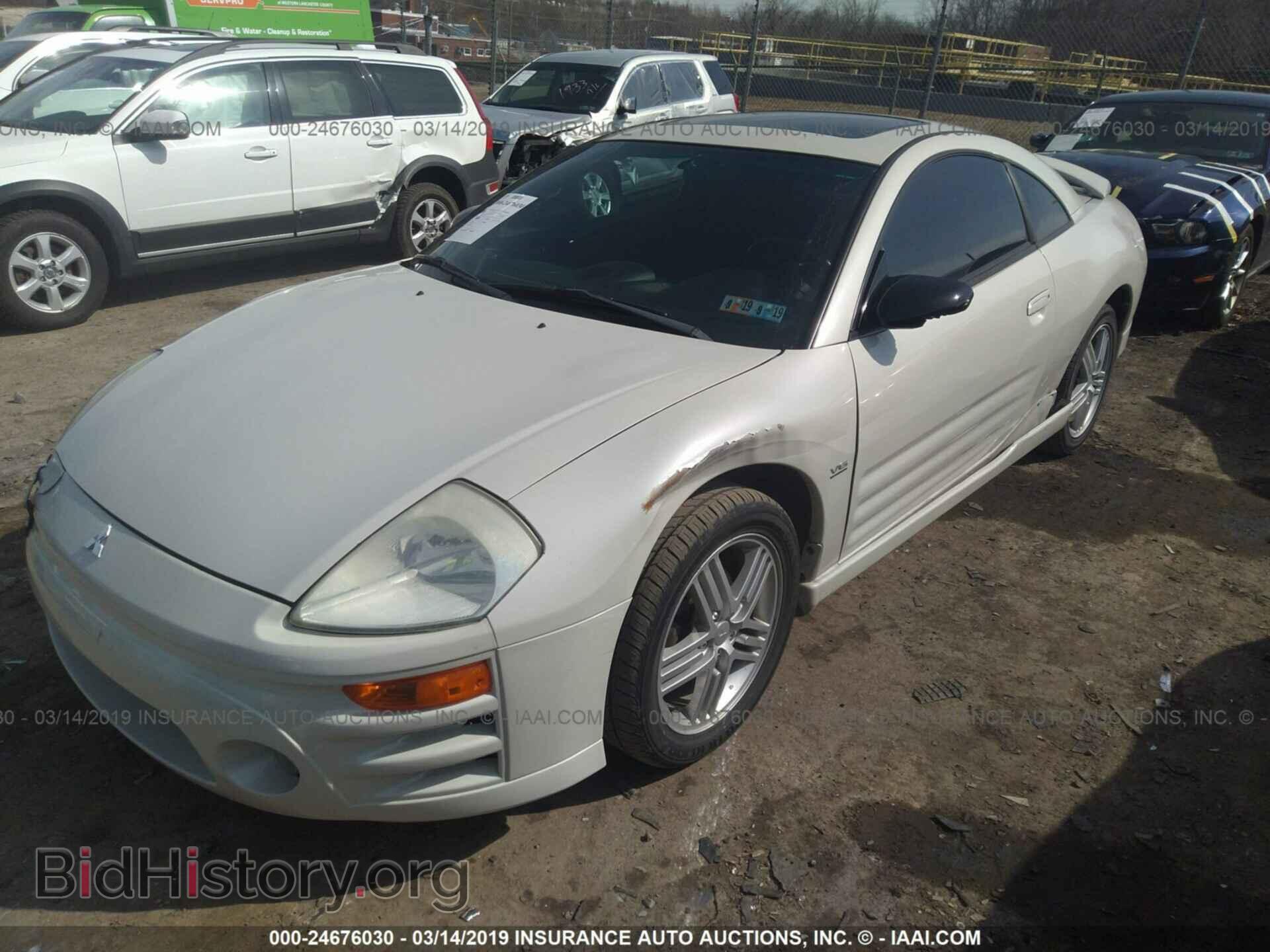 2005 MITSUBISHI ECLIPSE - VIN: 4A3AC84H15E035034 - Фото 2