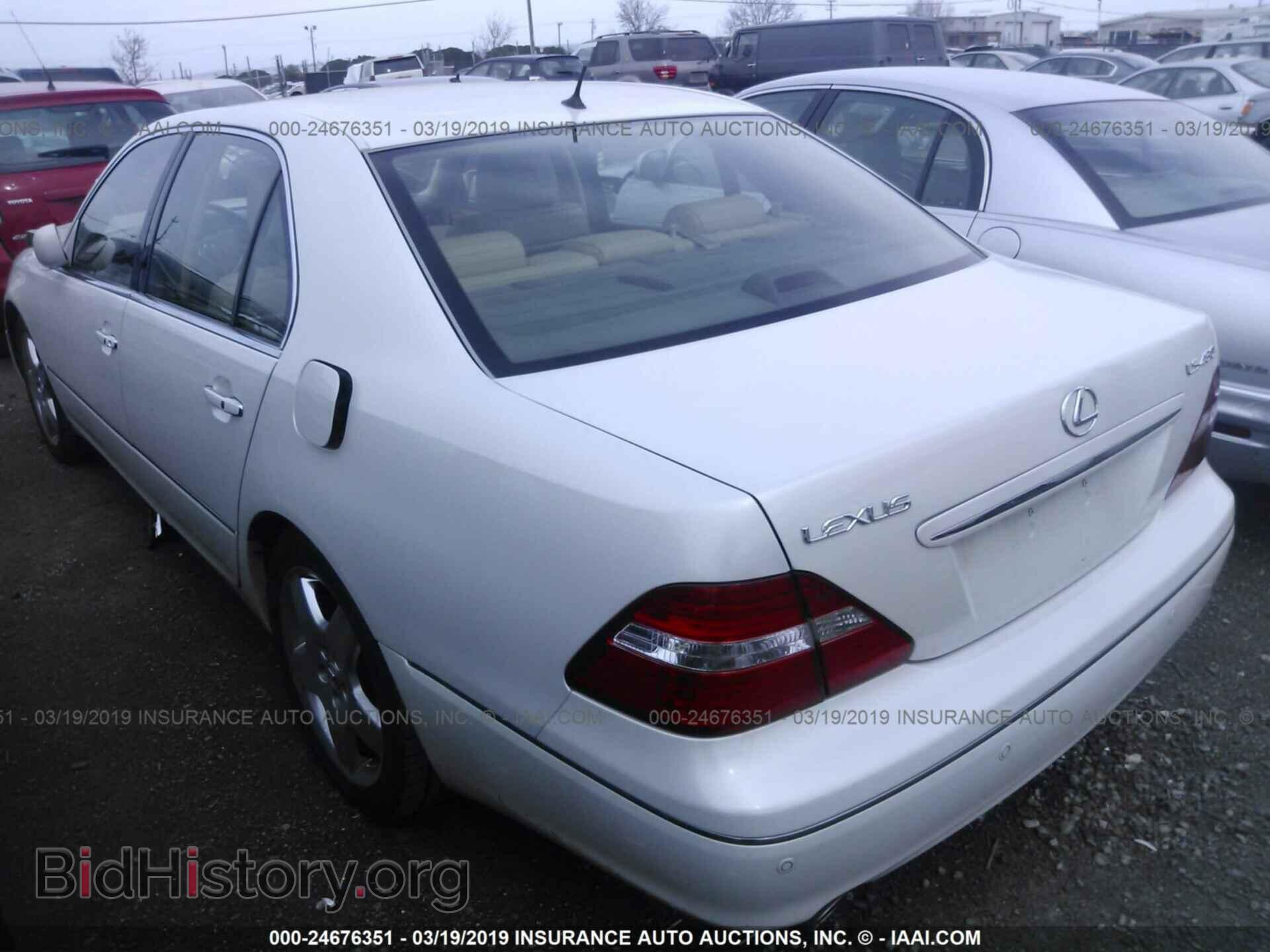 2004 LEXUS LS - VIN: JTHBN36F940139779 - Фото 3
