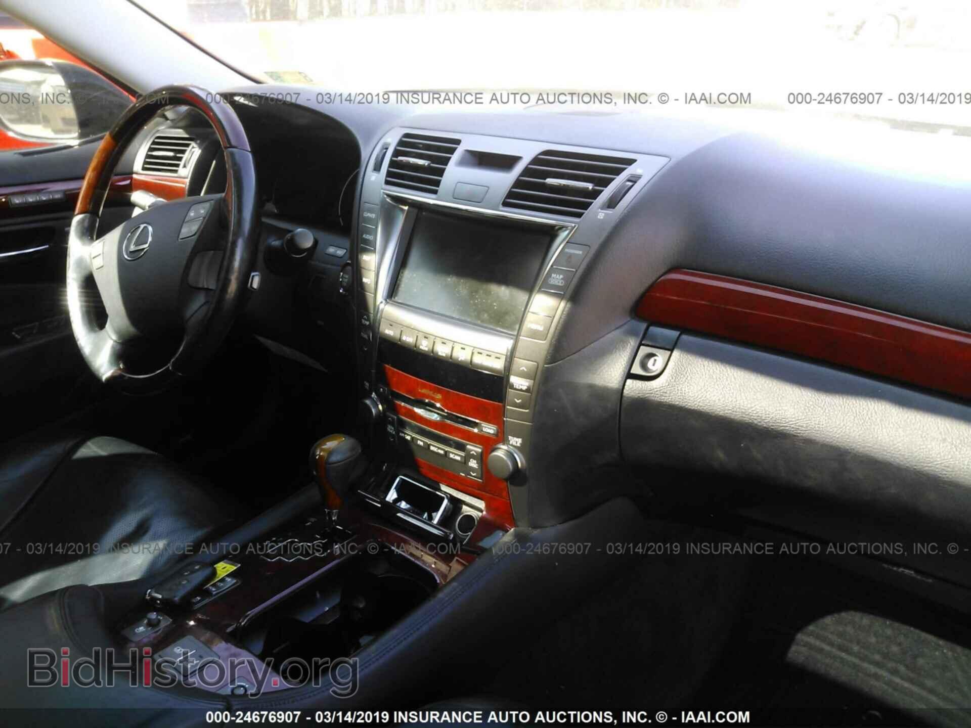 2007 LEXUS LS - VIN: JTHBL46F875033178 - Фото 5