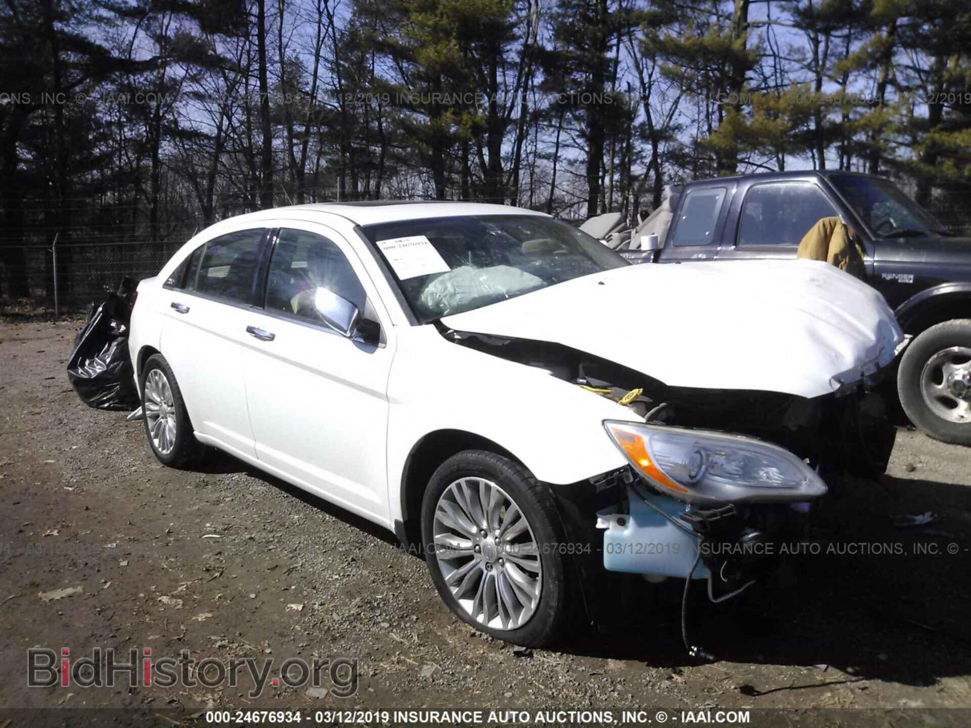Photo 1C3CCBCGXCN241973 - CHRYSLER 200 2012