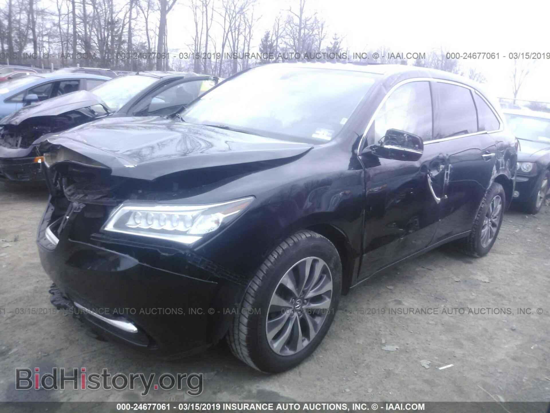 2014 ACURA MDX - VIN: 5FRYD4H47EB028956 - Фото 2