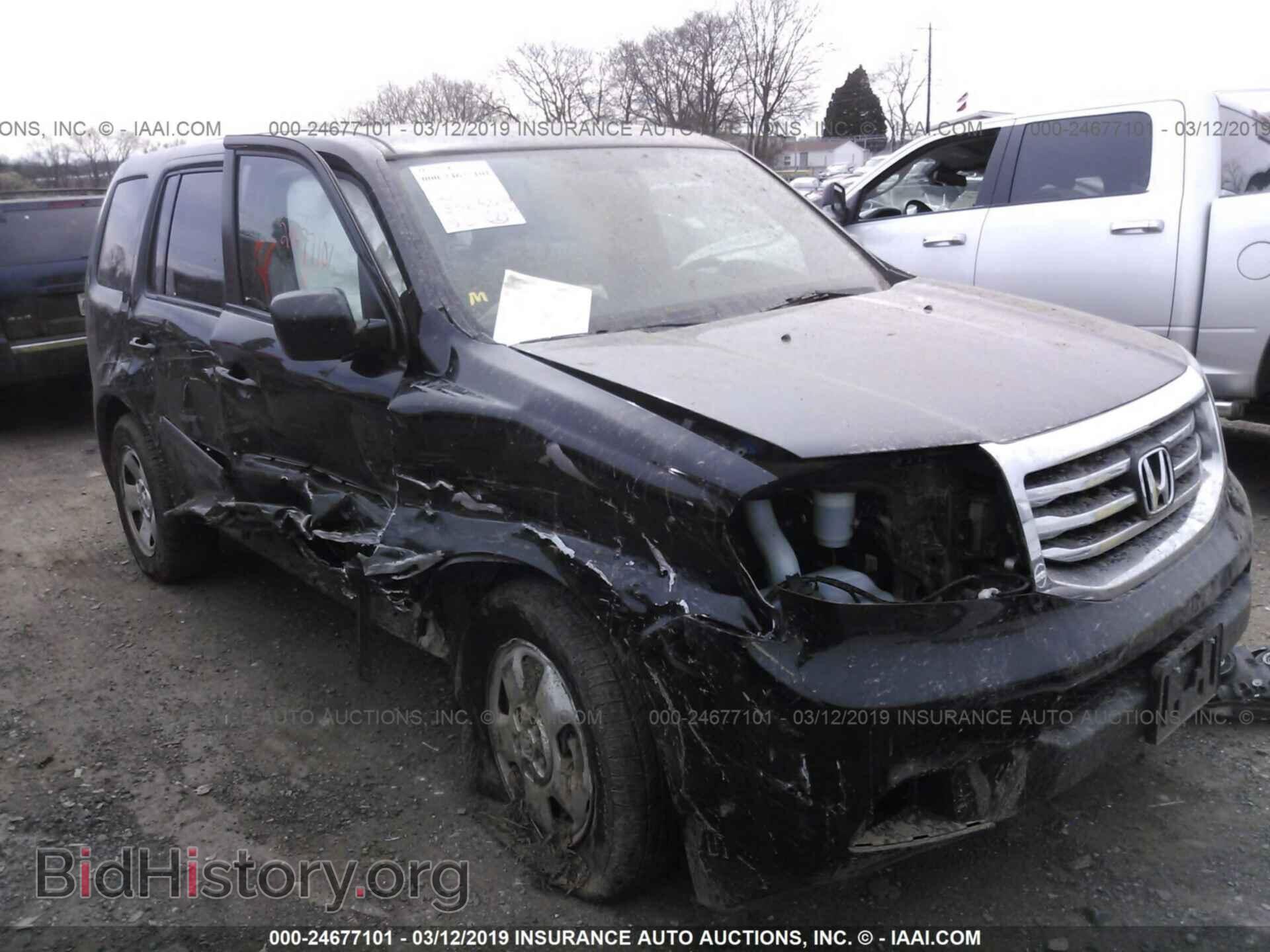 Photo 5FNYF4H20EB043387 - HONDA PILOT 2014