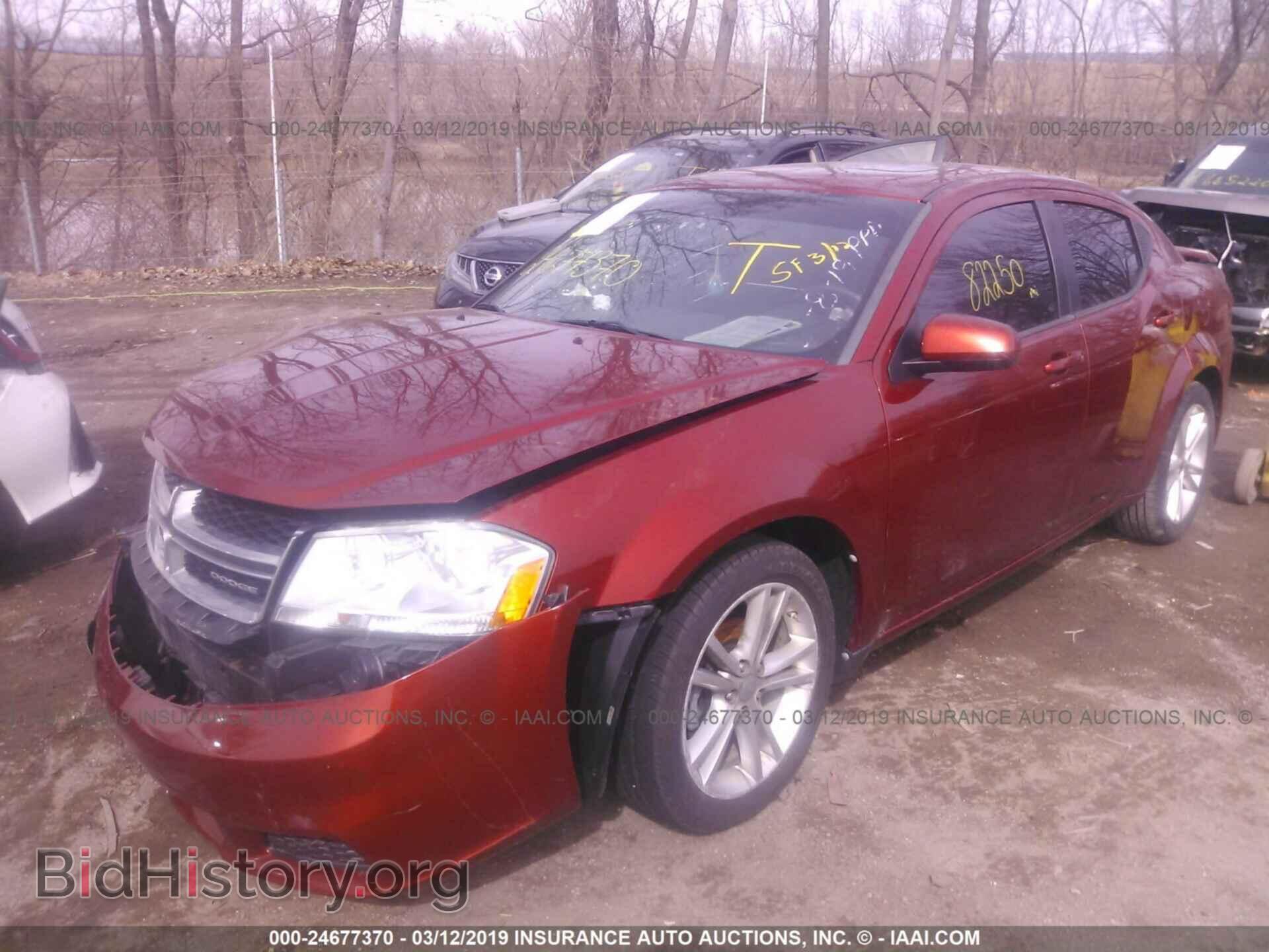 2012 DODGE AVENGER - VIN: 1C3CDZCB1CN190244 - Фото 2