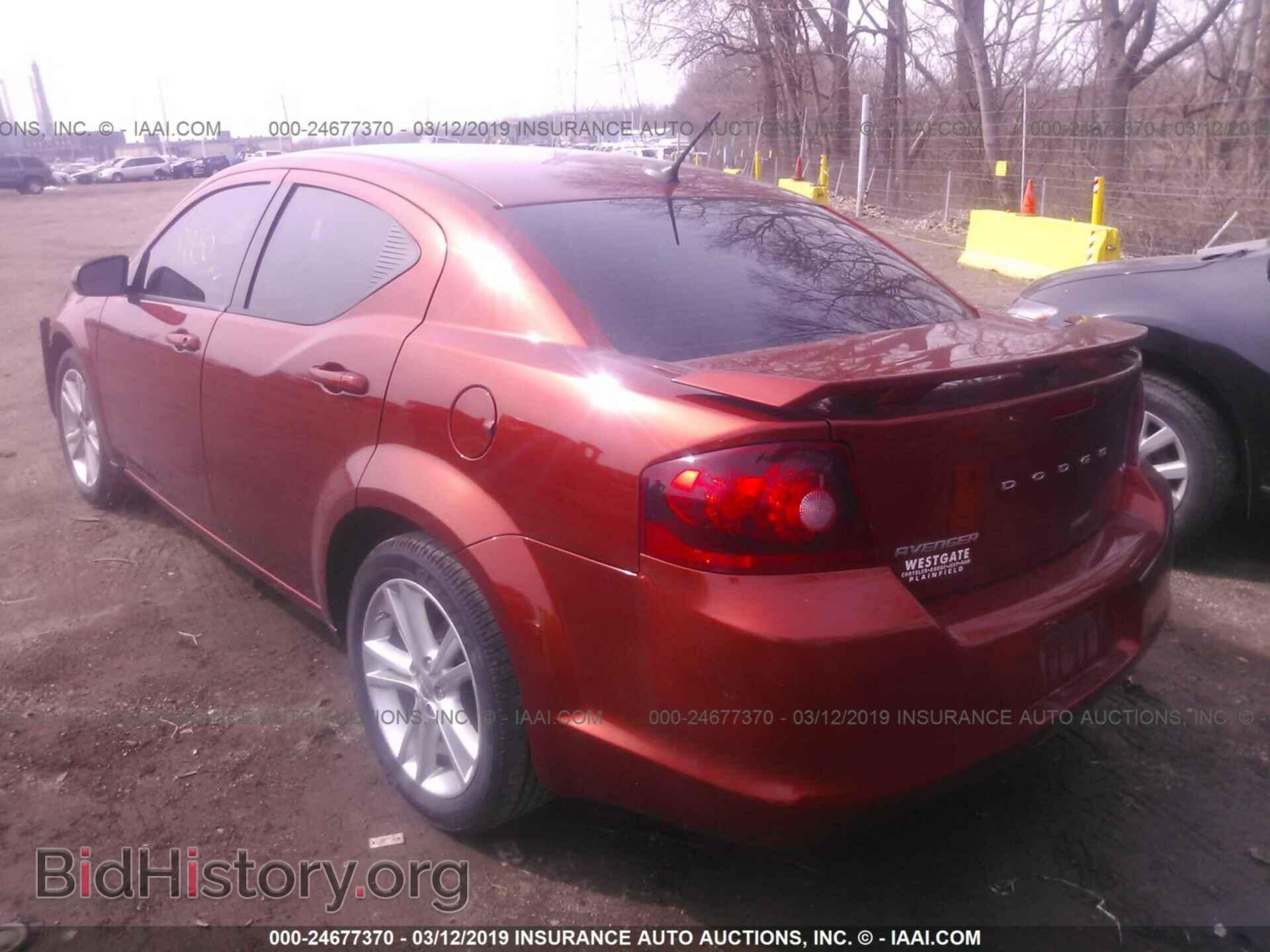 2012 DODGE AVENGER - VIN: 1C3CDZCB1CN190244 - Фото 3