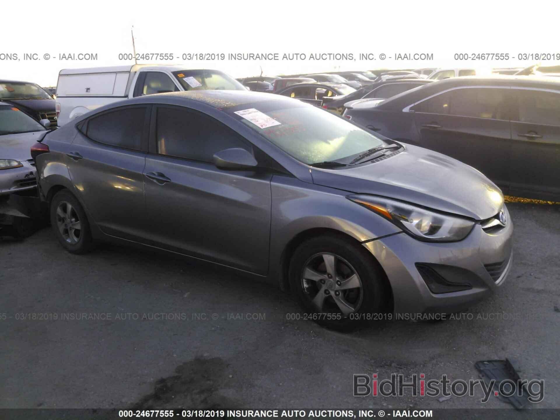 Photo 5NPDH4AEXEH513570 - HYUNDAI ELANTRA 2014