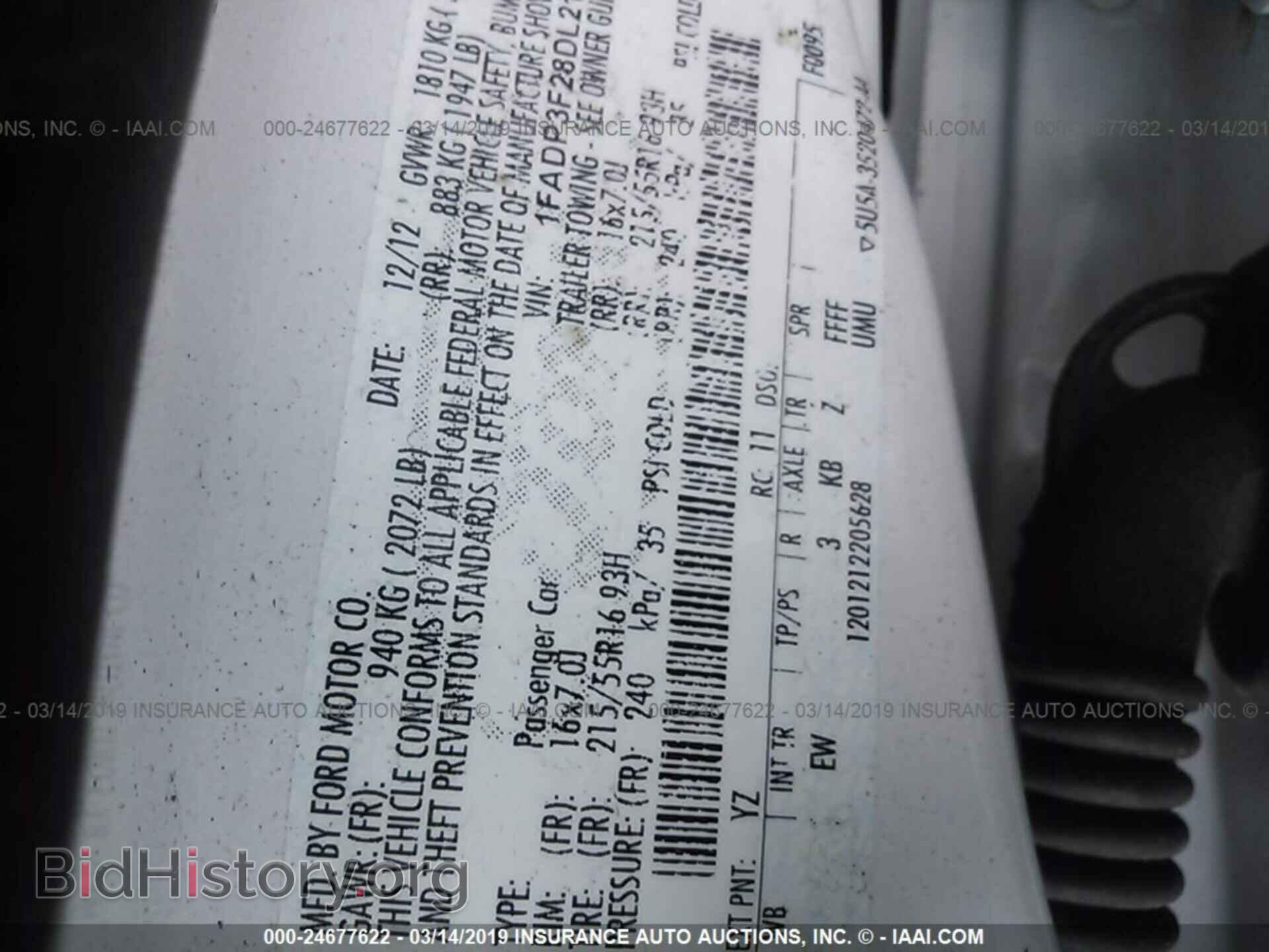 2013 FORD FOCUS - VIN: 1FADP3F28DL215577 - Photo 9