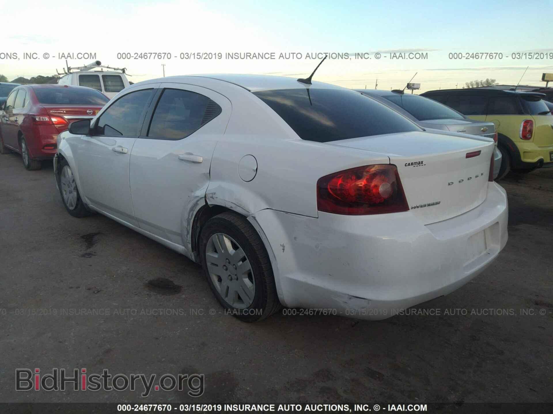 2012 DODGE AVENGER - VIN: 1C3CDZAB1CN111027 - Фото 3