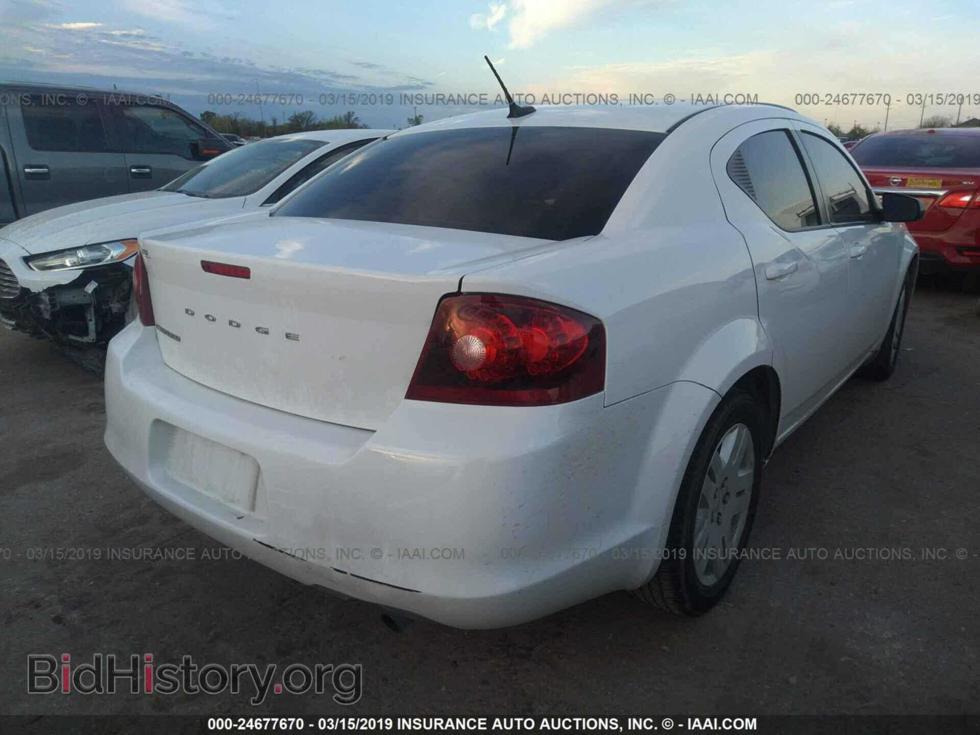 2012 DODGE AVENGER - VIN: 1C3CDZAB1CN111027 - Фото 4