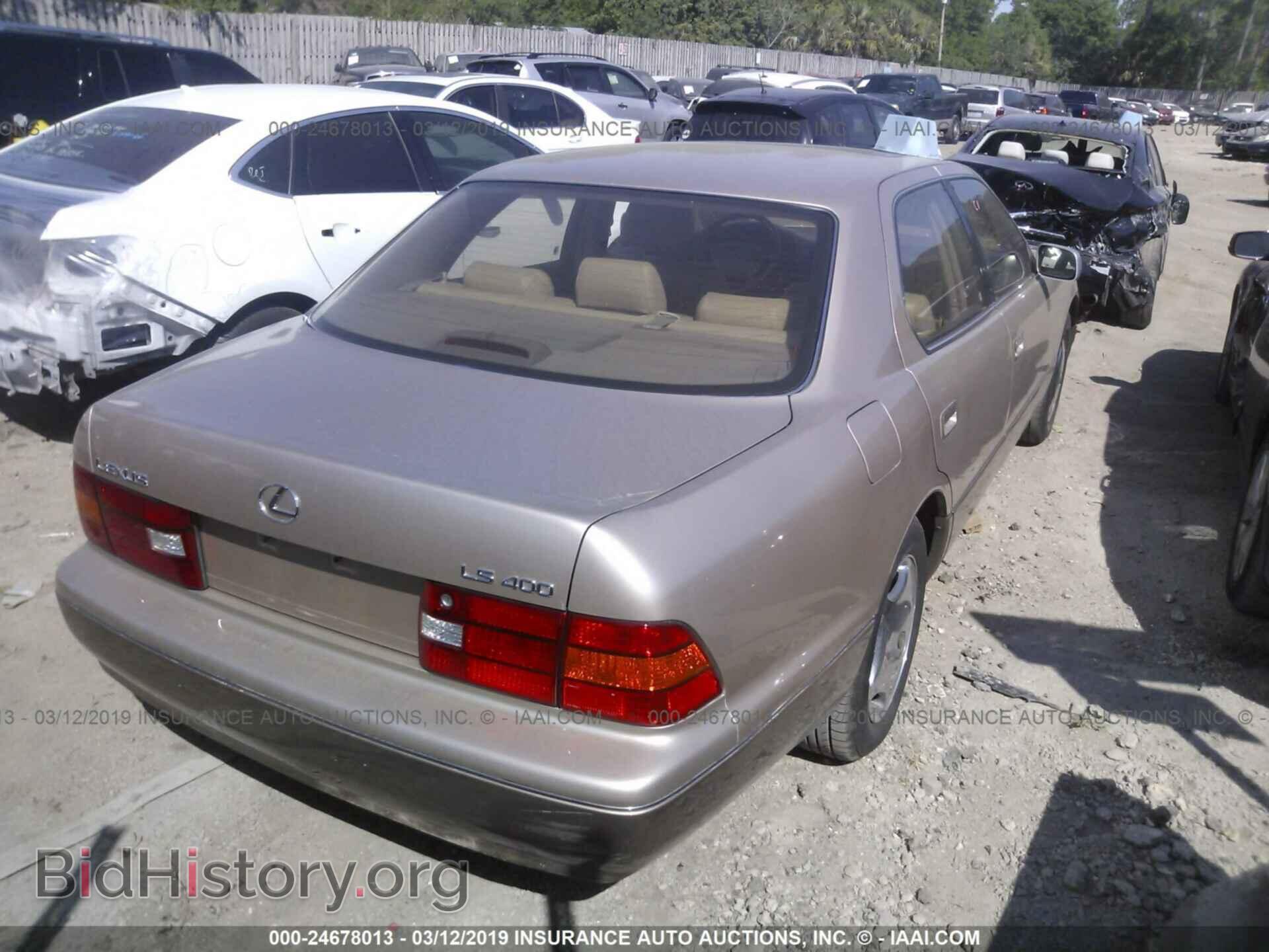 1998 LEXUS LS - VIN: JT8BH28F6W0119183 - Фото 4