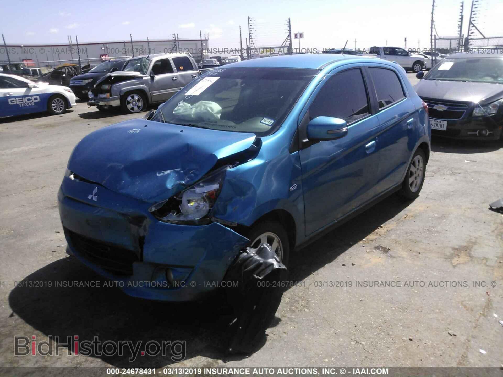 2015 MITSUBISHI MIRAGE - VIN: ML32A4HJ1FH047304 - Фото 2
