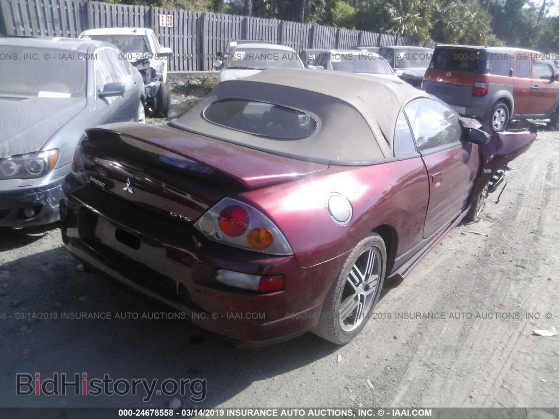 2004 MITSUBISHI ECLIPSE - VIN: 4A3AE75HX4E070043 - Фото 4