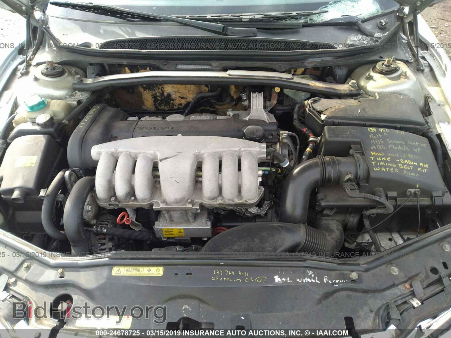 2000 VOLVO S80 - VIN: YV1TS94DXY1145667 - Фото 10