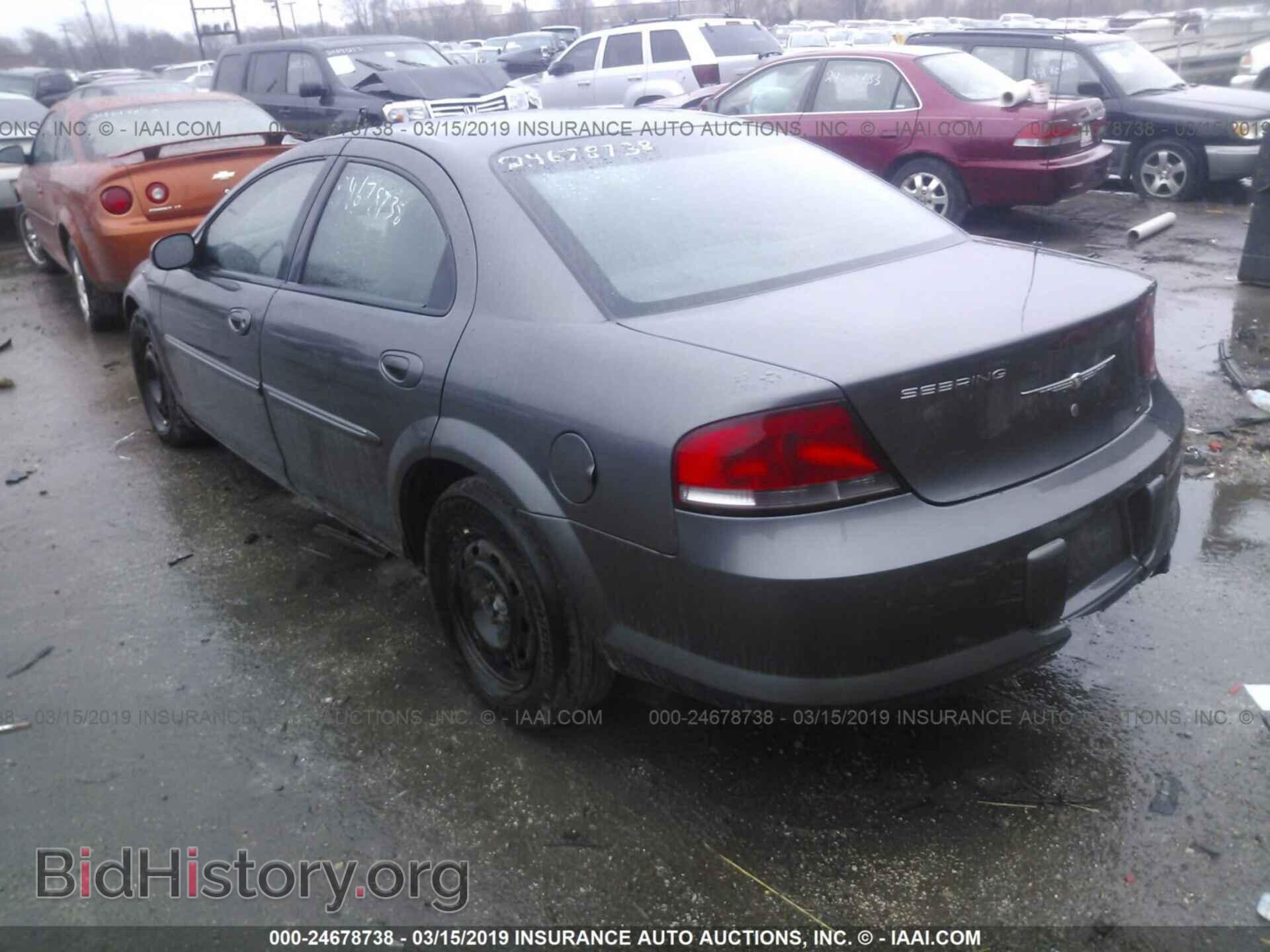 2004 CHRYSLER SEBRING - VIN: 1C3EL66R54N345320 - Фото 3