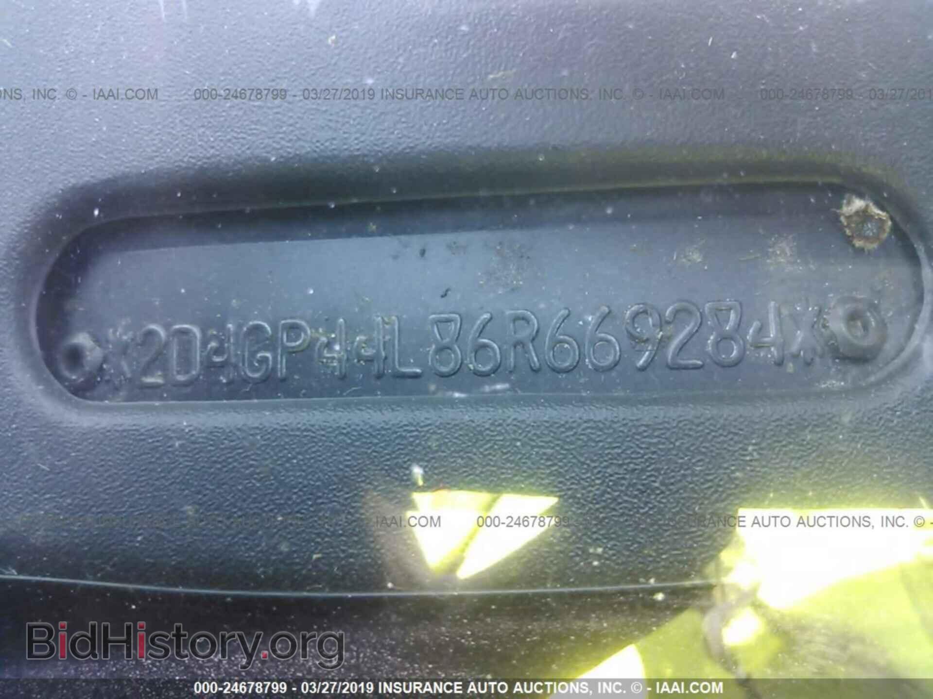 2006 DODGE GRAND CARAVAN - VIN: 2D4GP44L86R669284 - Фото 9