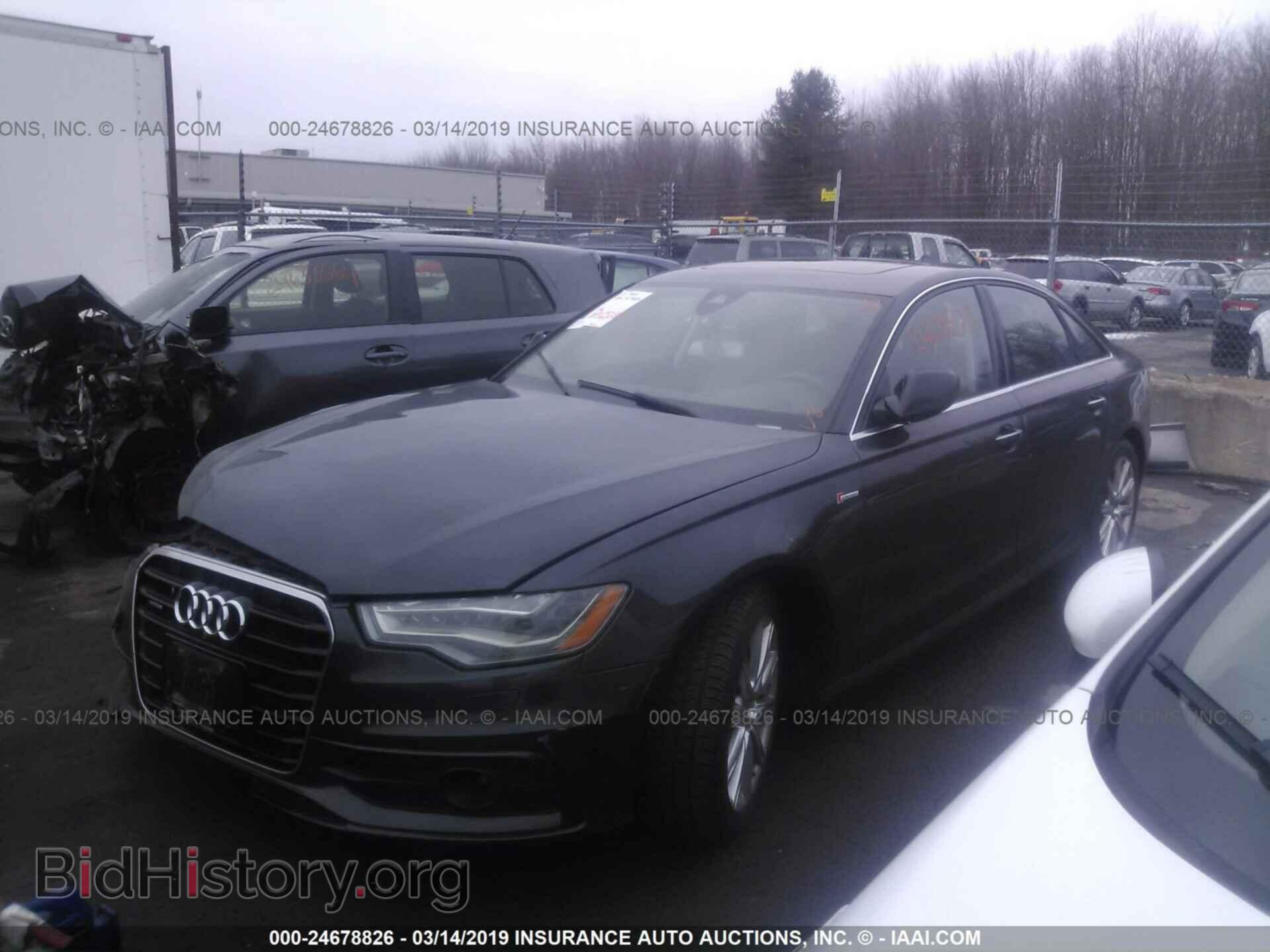 2013 AUDI A6 - VIN: WAUJGAFC5DN015106 - Фото 2