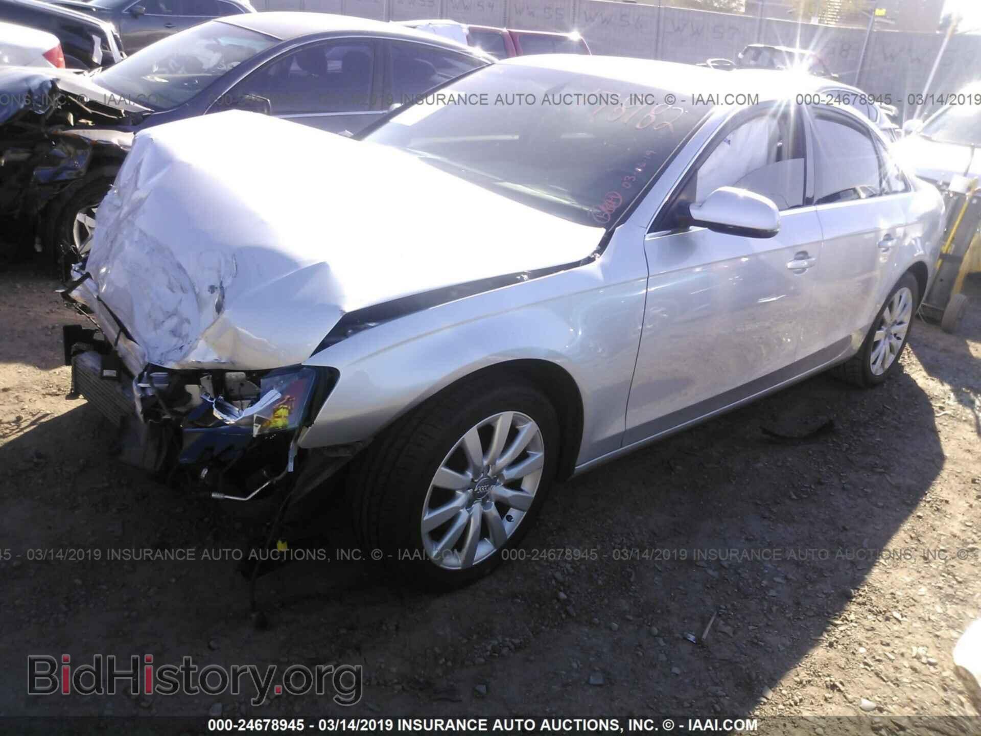 2013 AUDI A4 - VIN: WAUAFAFL3DN022641 - Фото 2