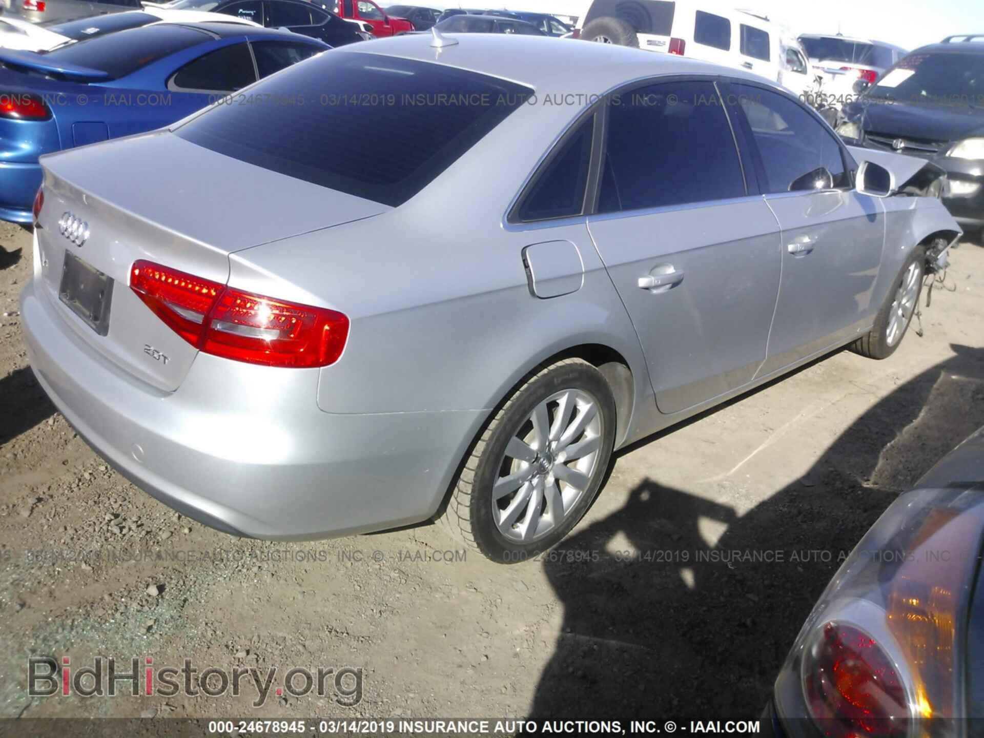 2013 AUDI A4 - VIN: WAUAFAFL3DN022641 - Фото 4